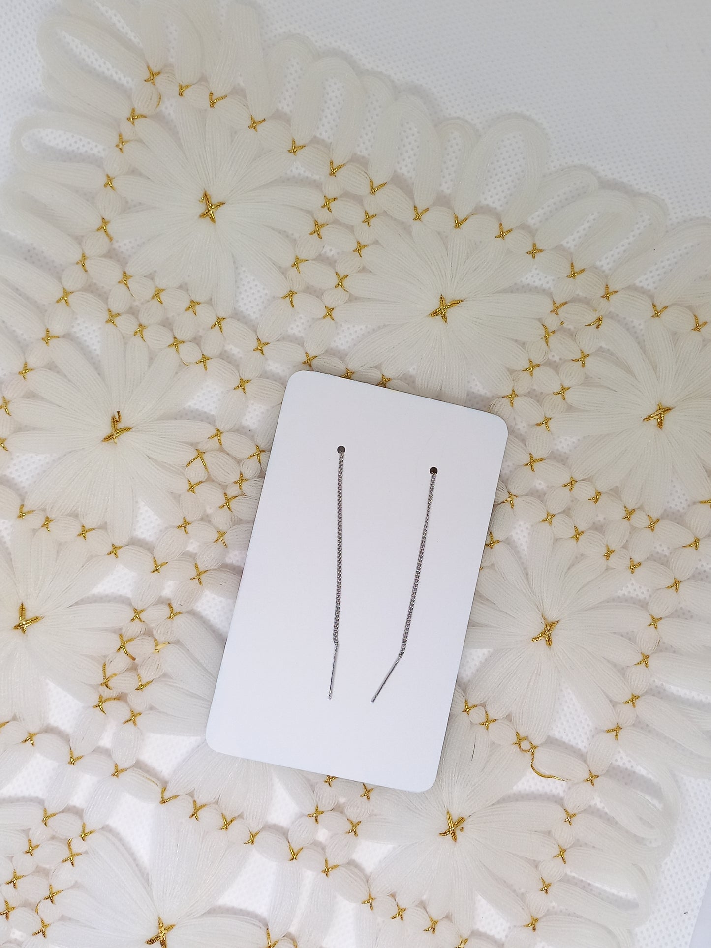 Purple Shimmery Mini Starfish Threader Earrings | Sea Critters