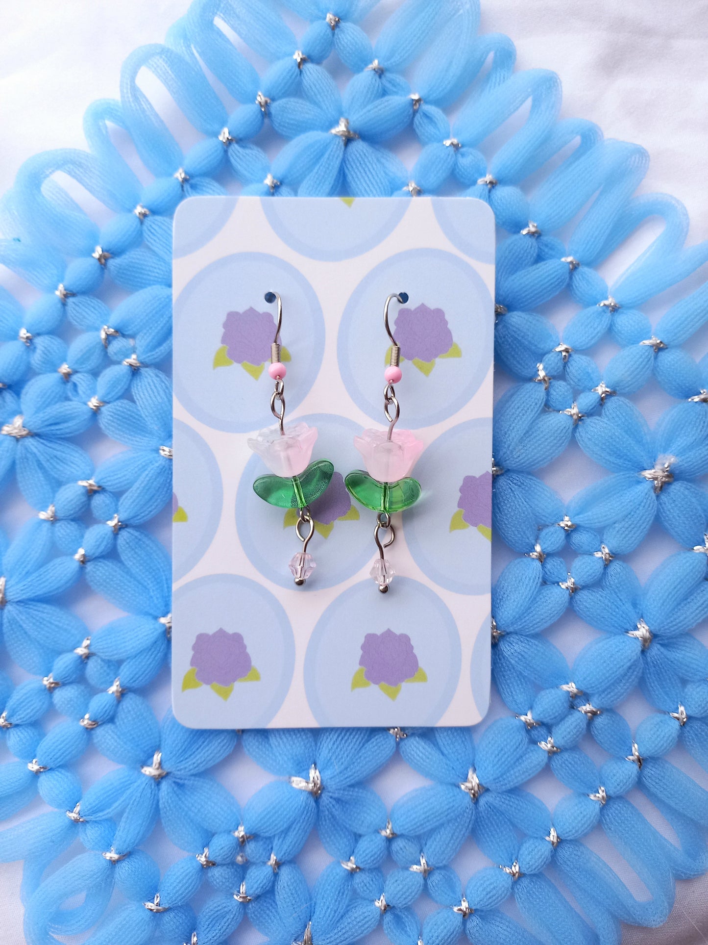 Pink Flower Earrings | Flower Power