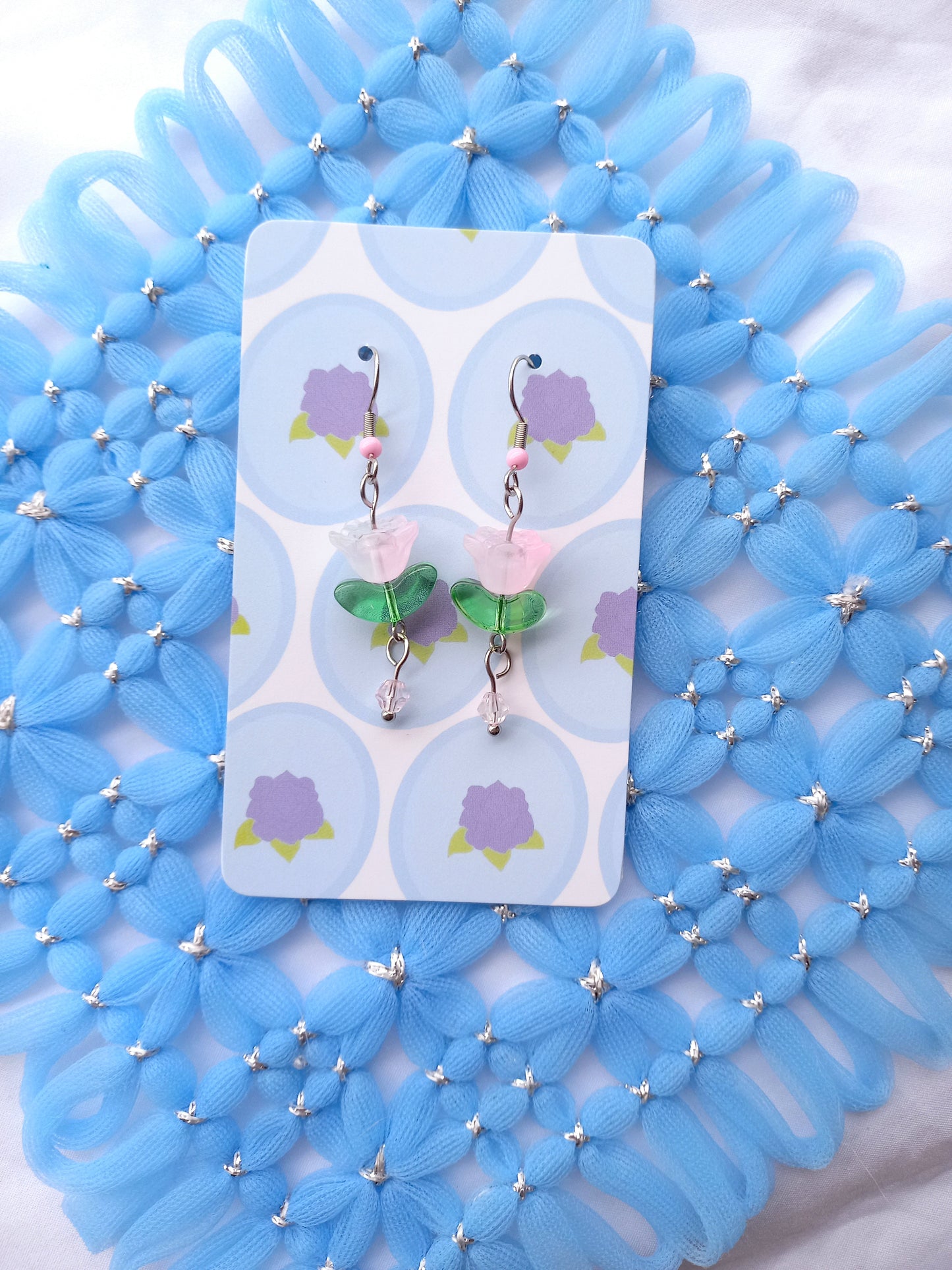 Pink Flower Earrings | Flower Power