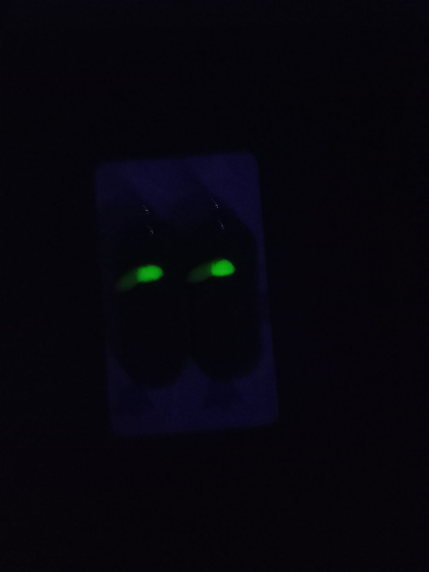 Brown Shimmery Glow in the Dark UFO Earrings | Fantasy