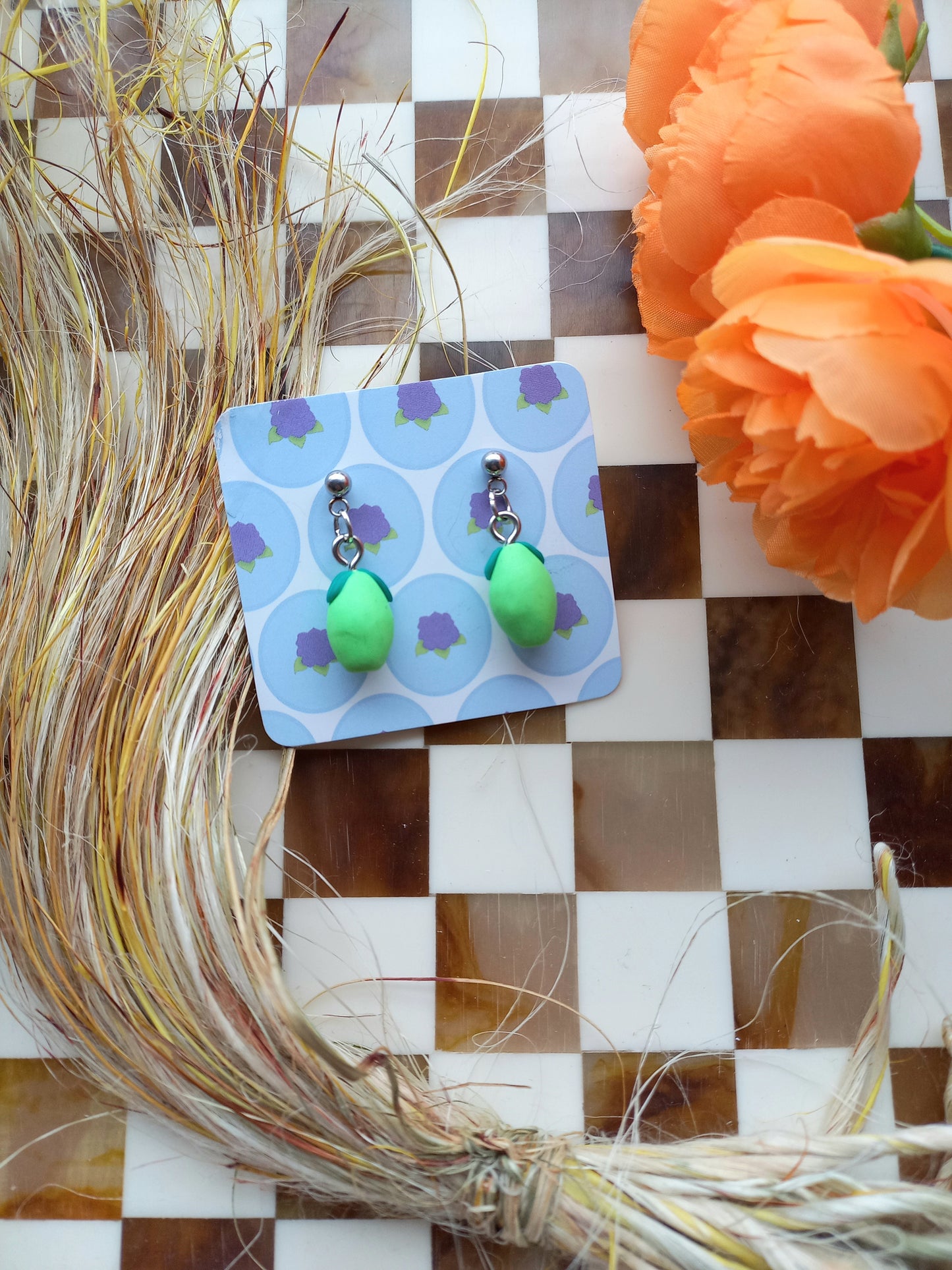 Lime Earrings