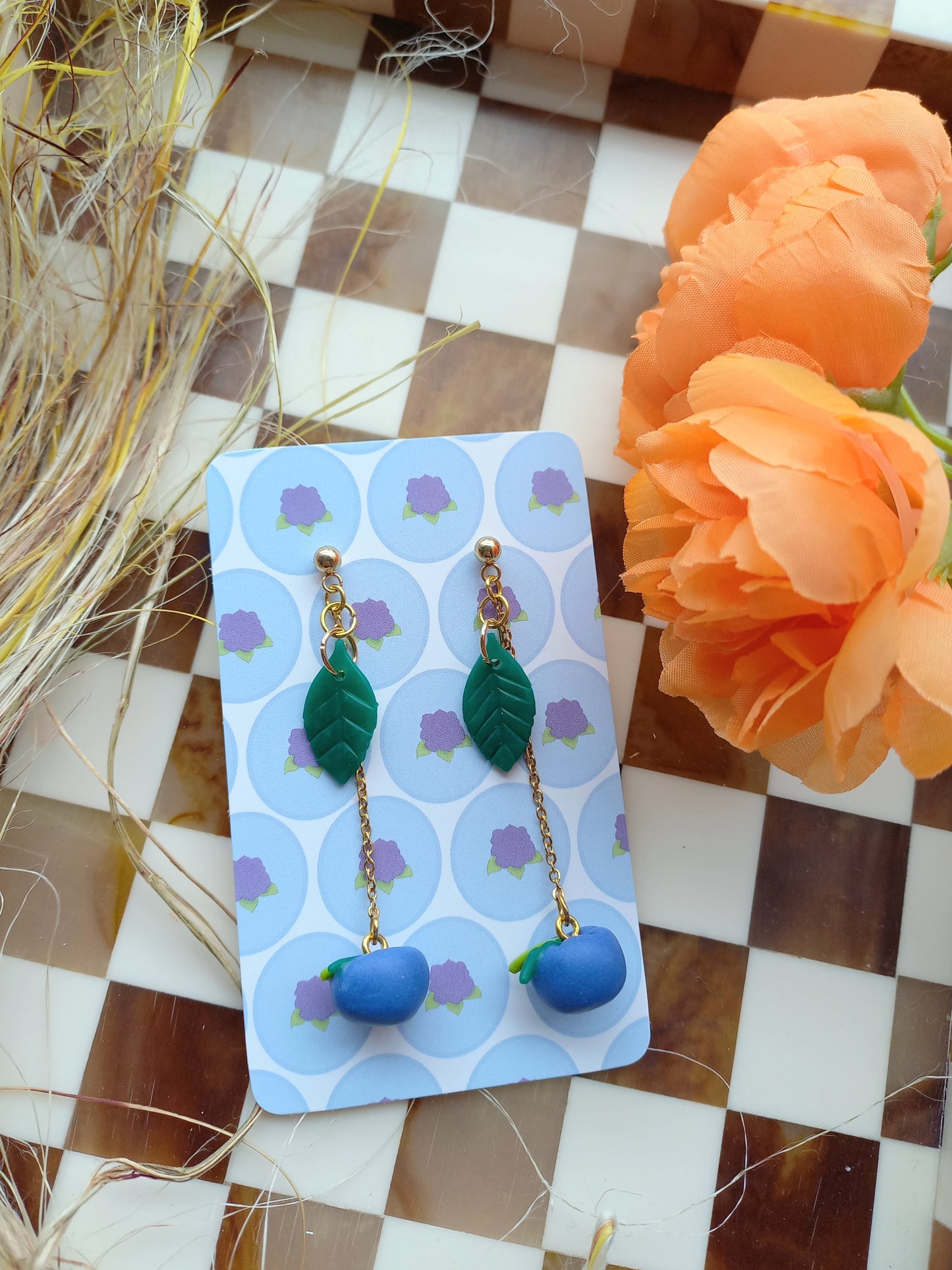 Blueberry Earrings