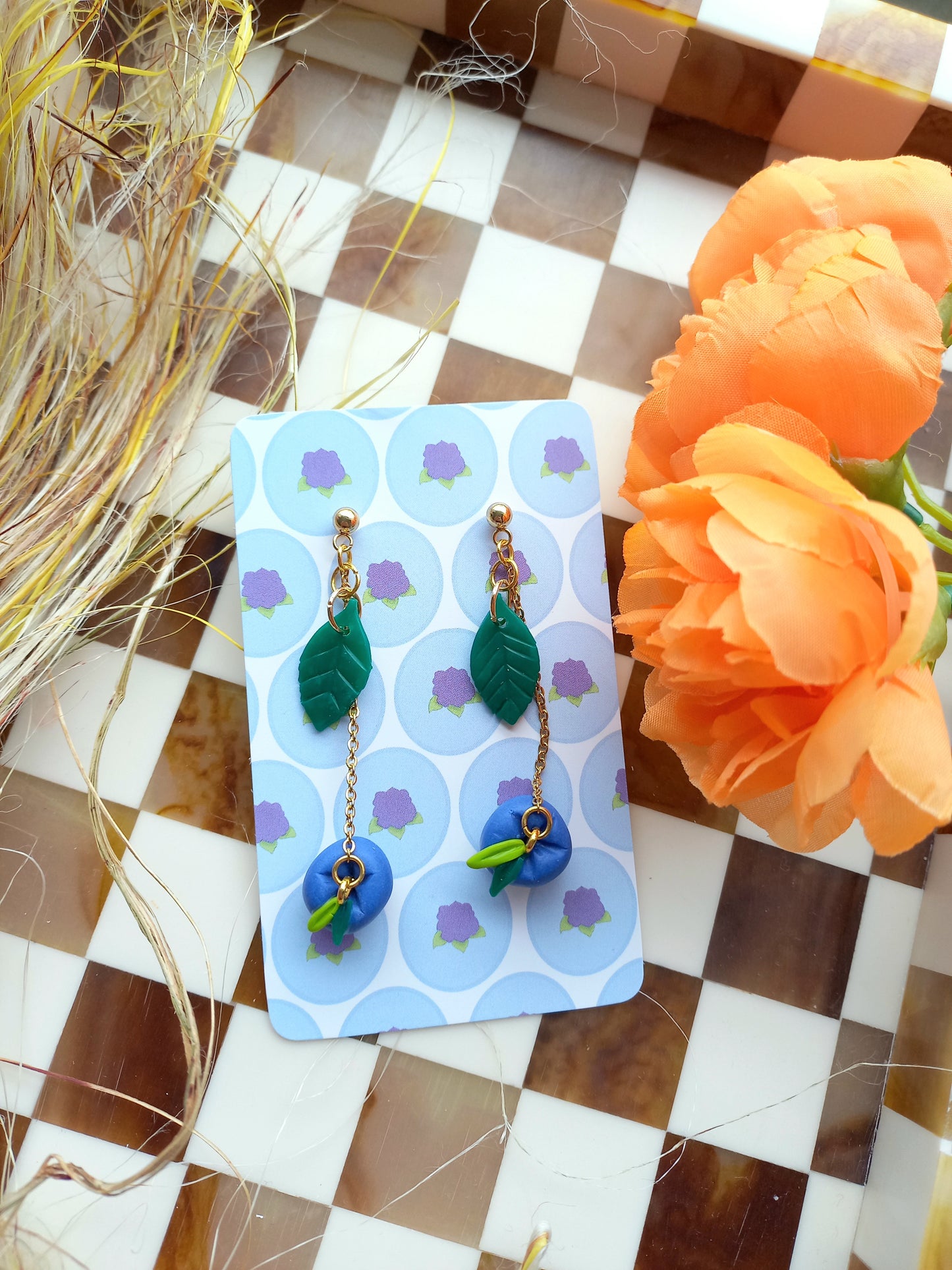 Blueberry Earrings