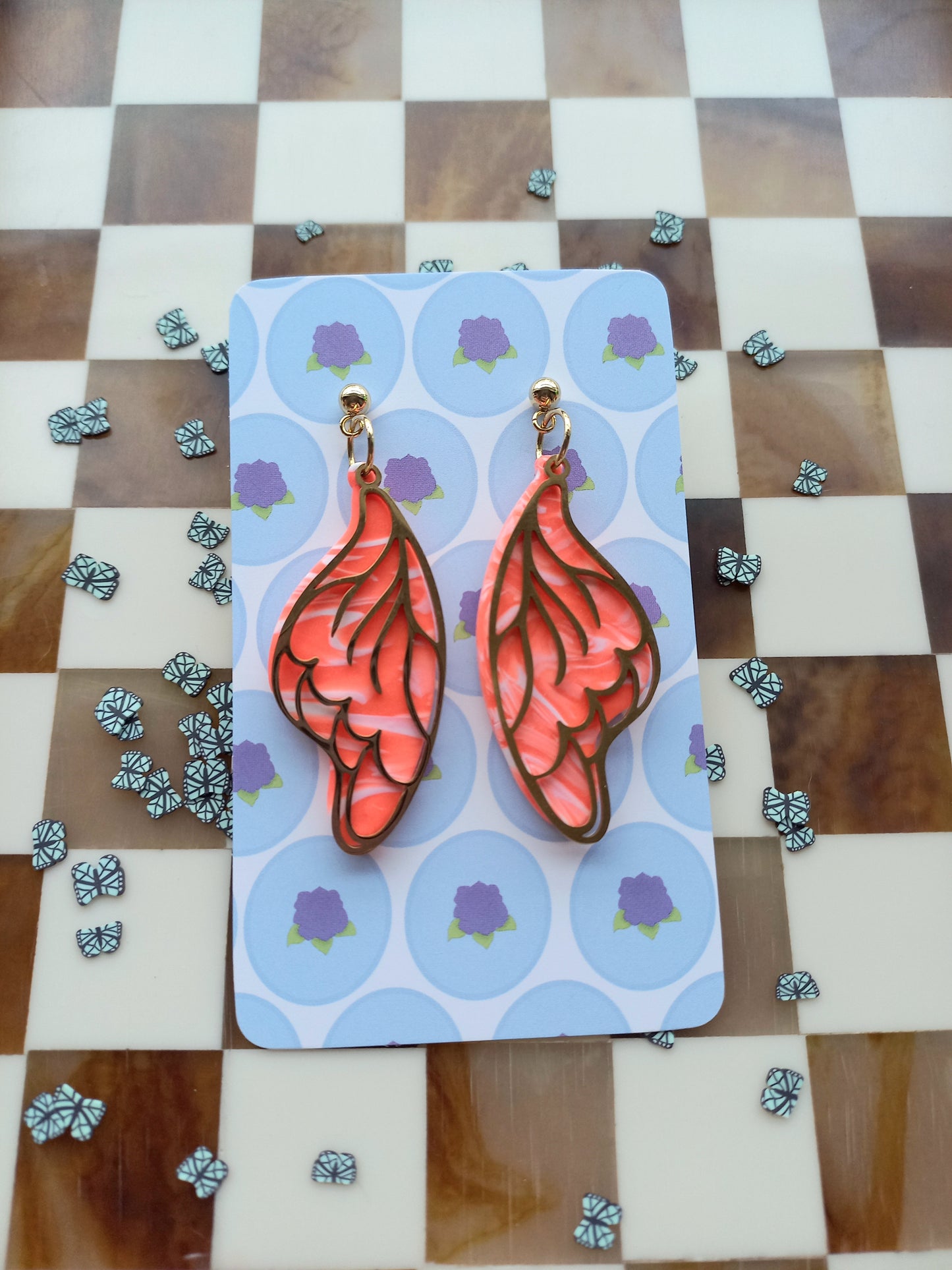 Sunflare Wing Earrings