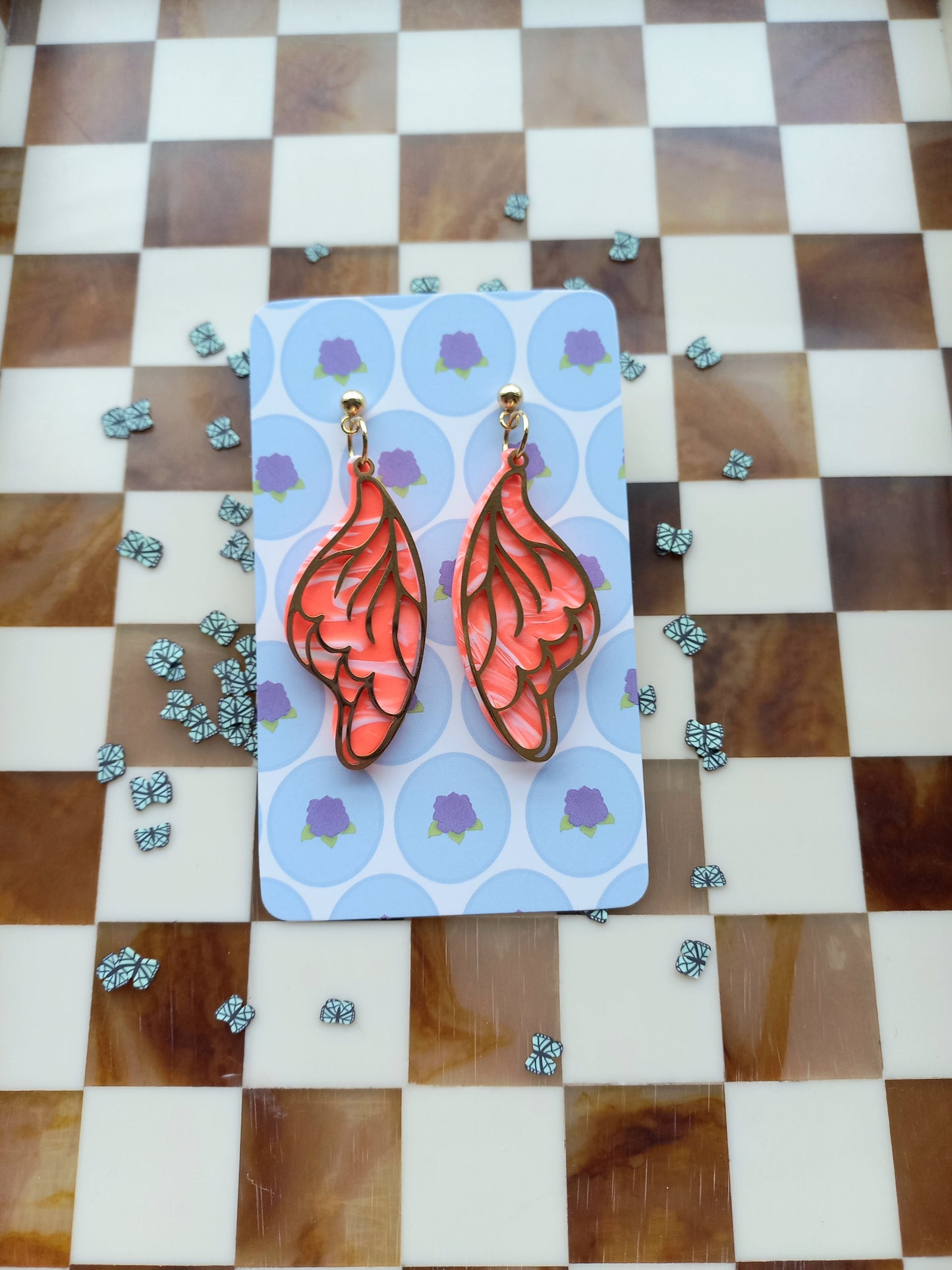 Sunflare Wing Earrings