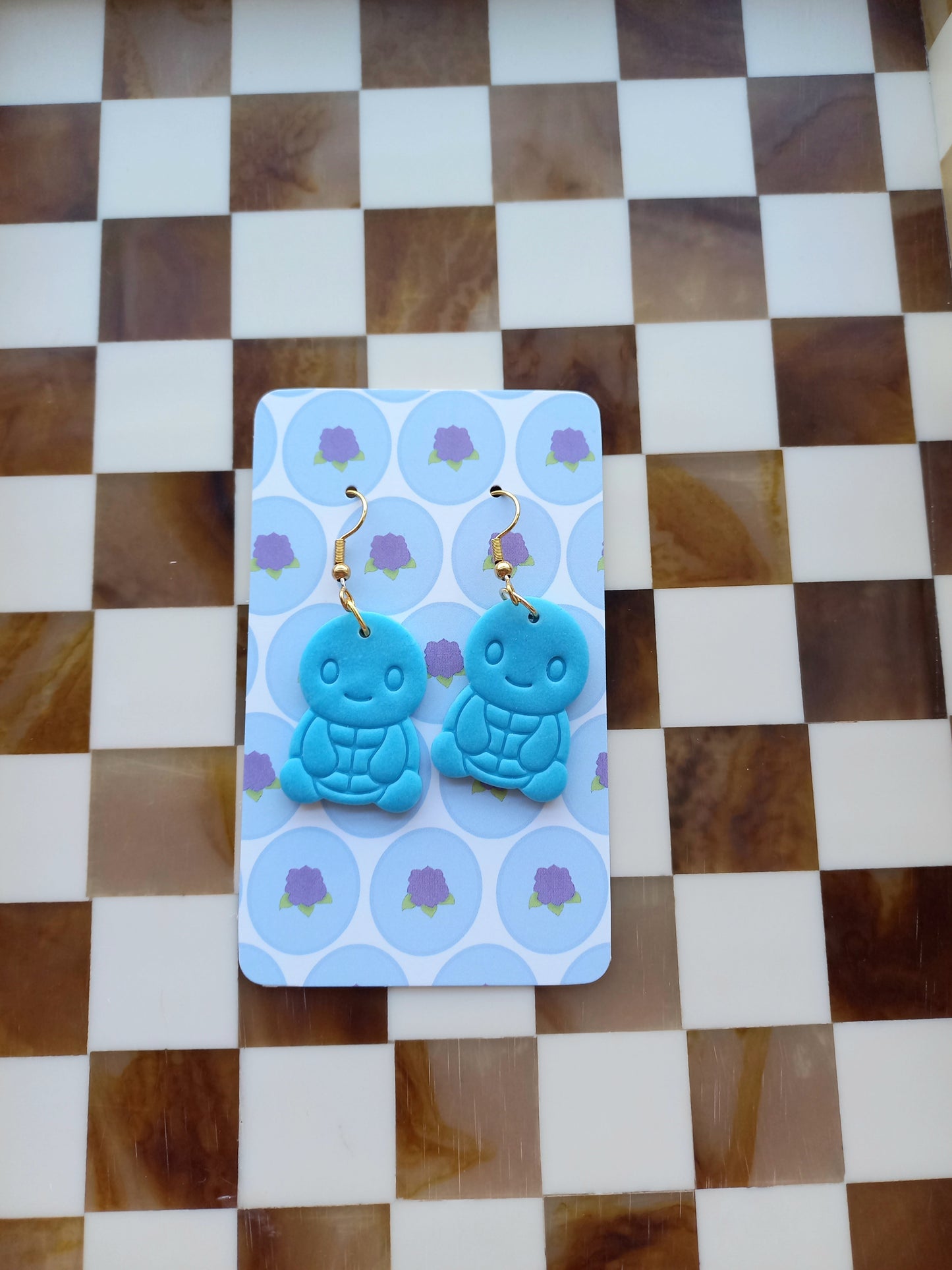Tidewalker Turtle Earrings