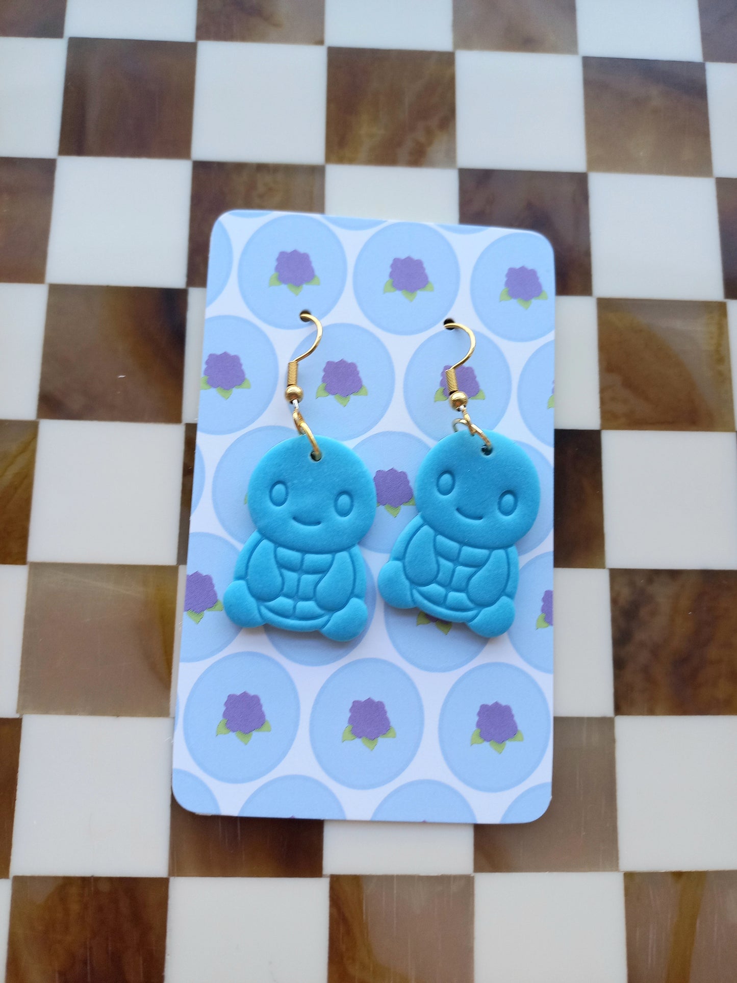 Tidewalker Turtle Earrings