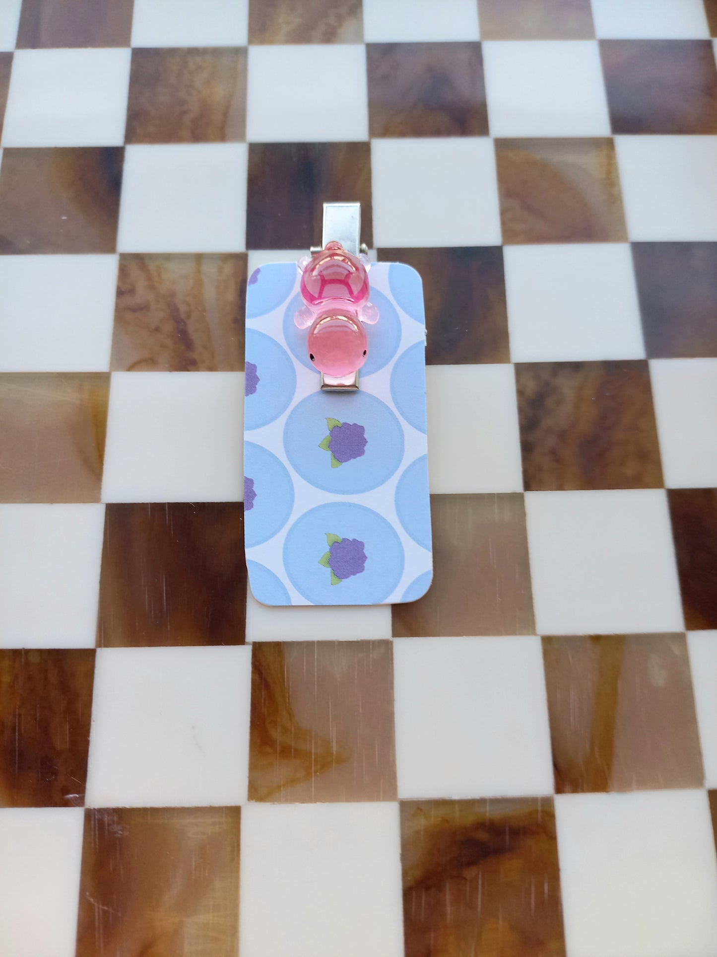Rose Turtle Hairclip