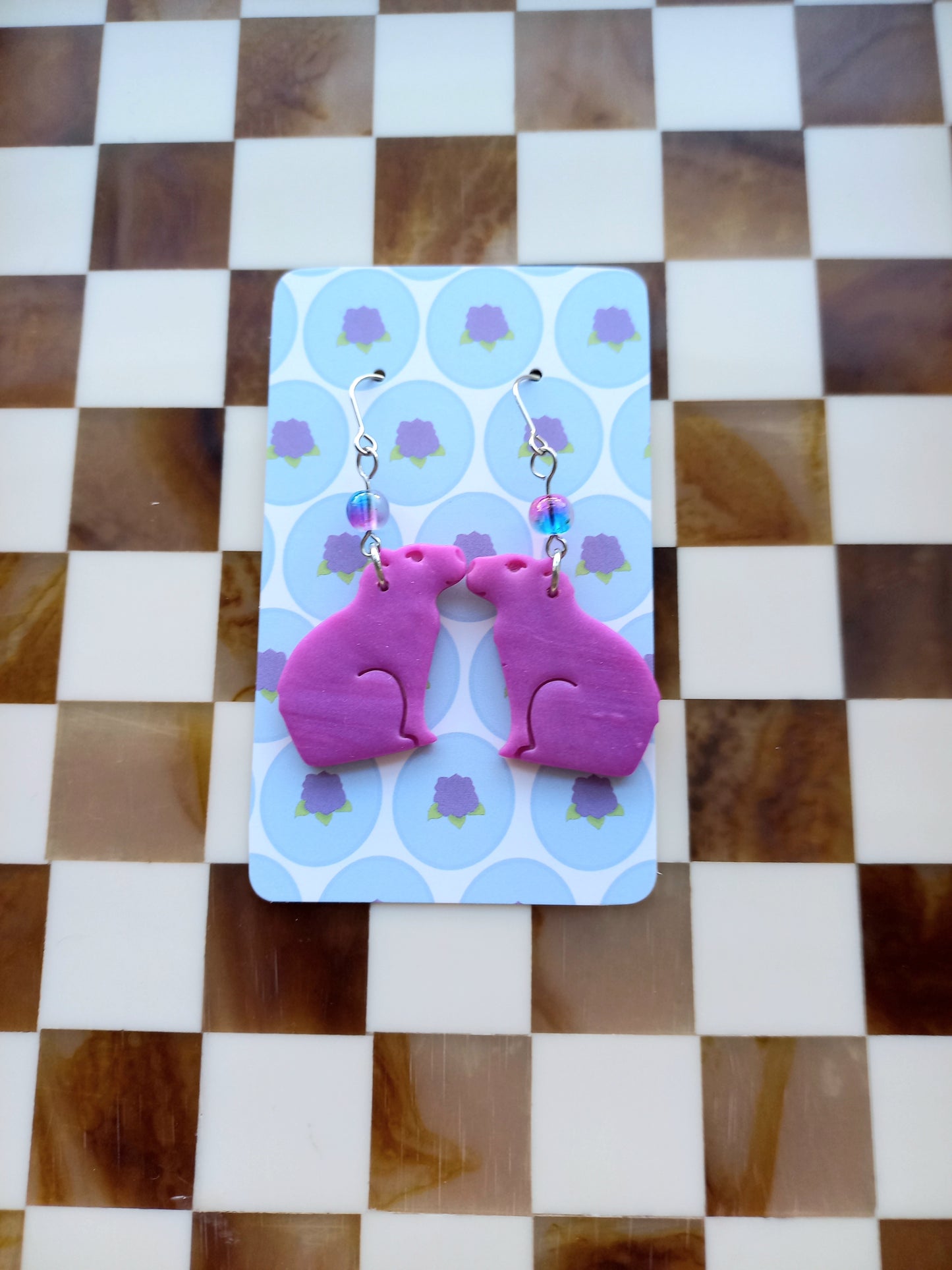 Calm Capybara Earrings