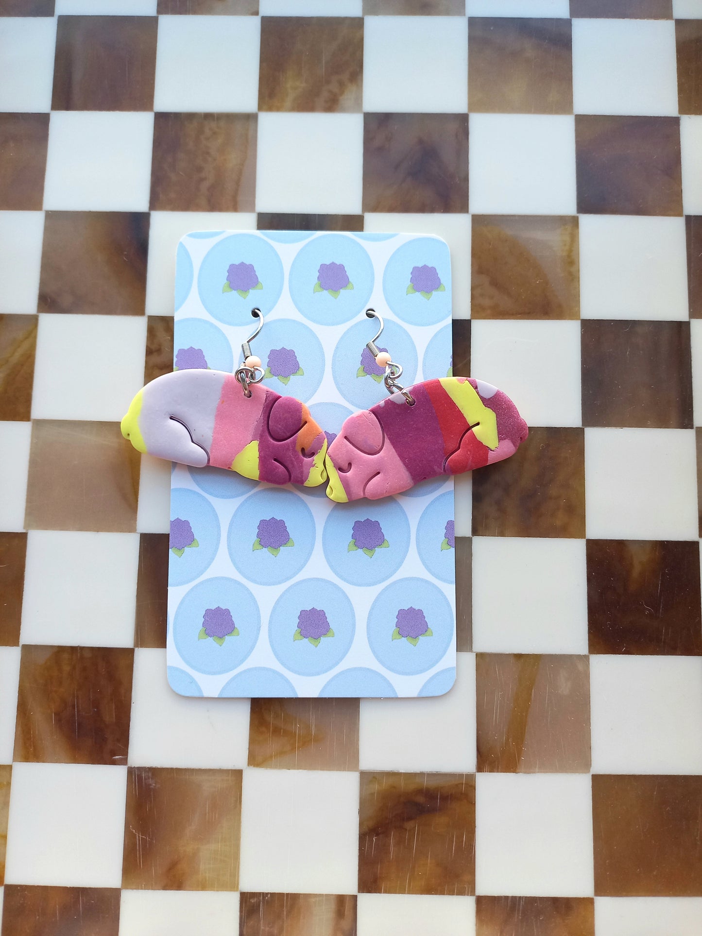 Sleepy Snuggle Pup Earrings