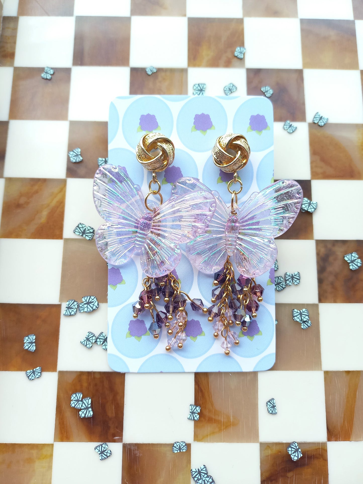 Butterfly Cascade Earrings