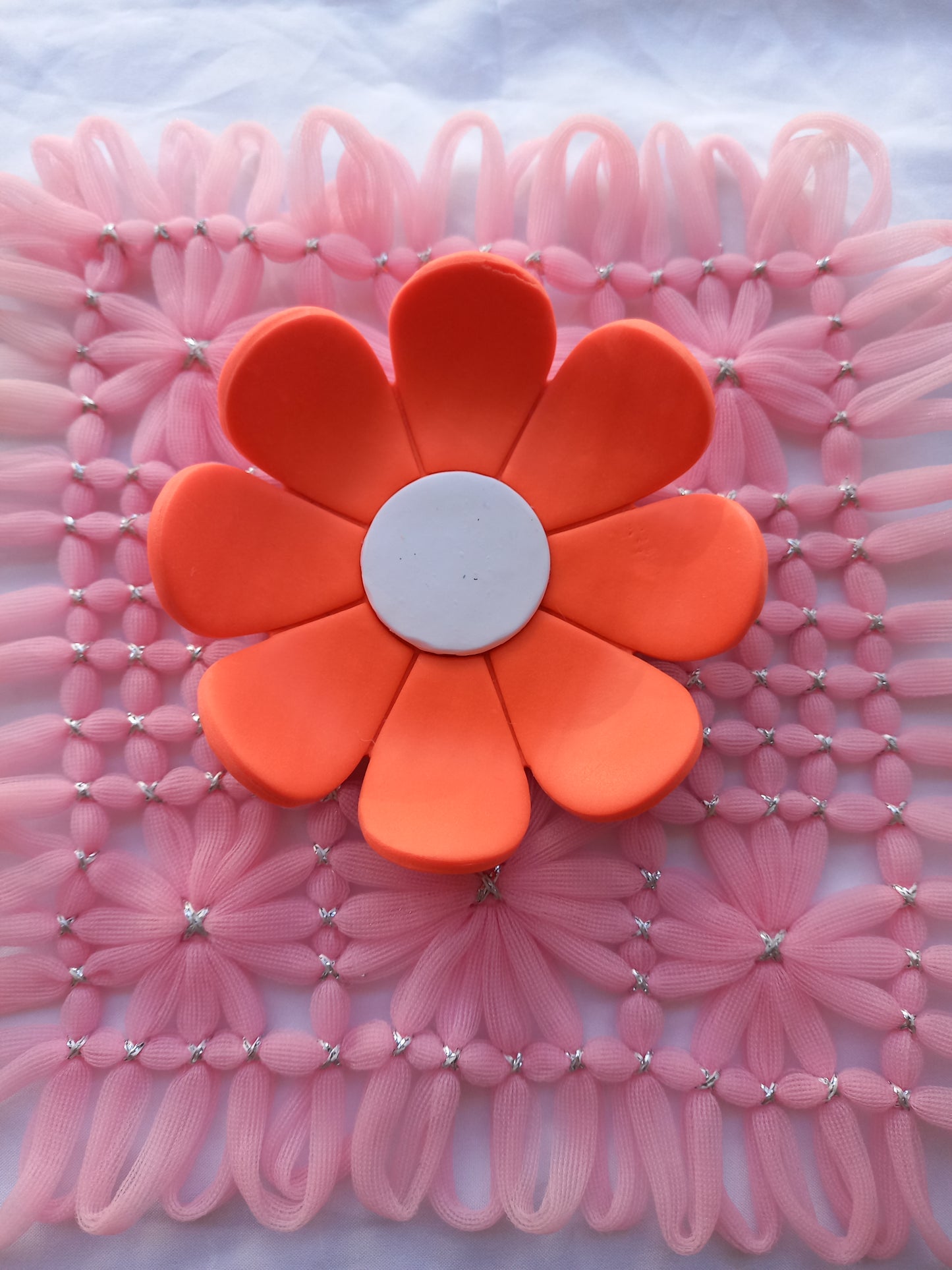 Orange Daisy Trinket Dish