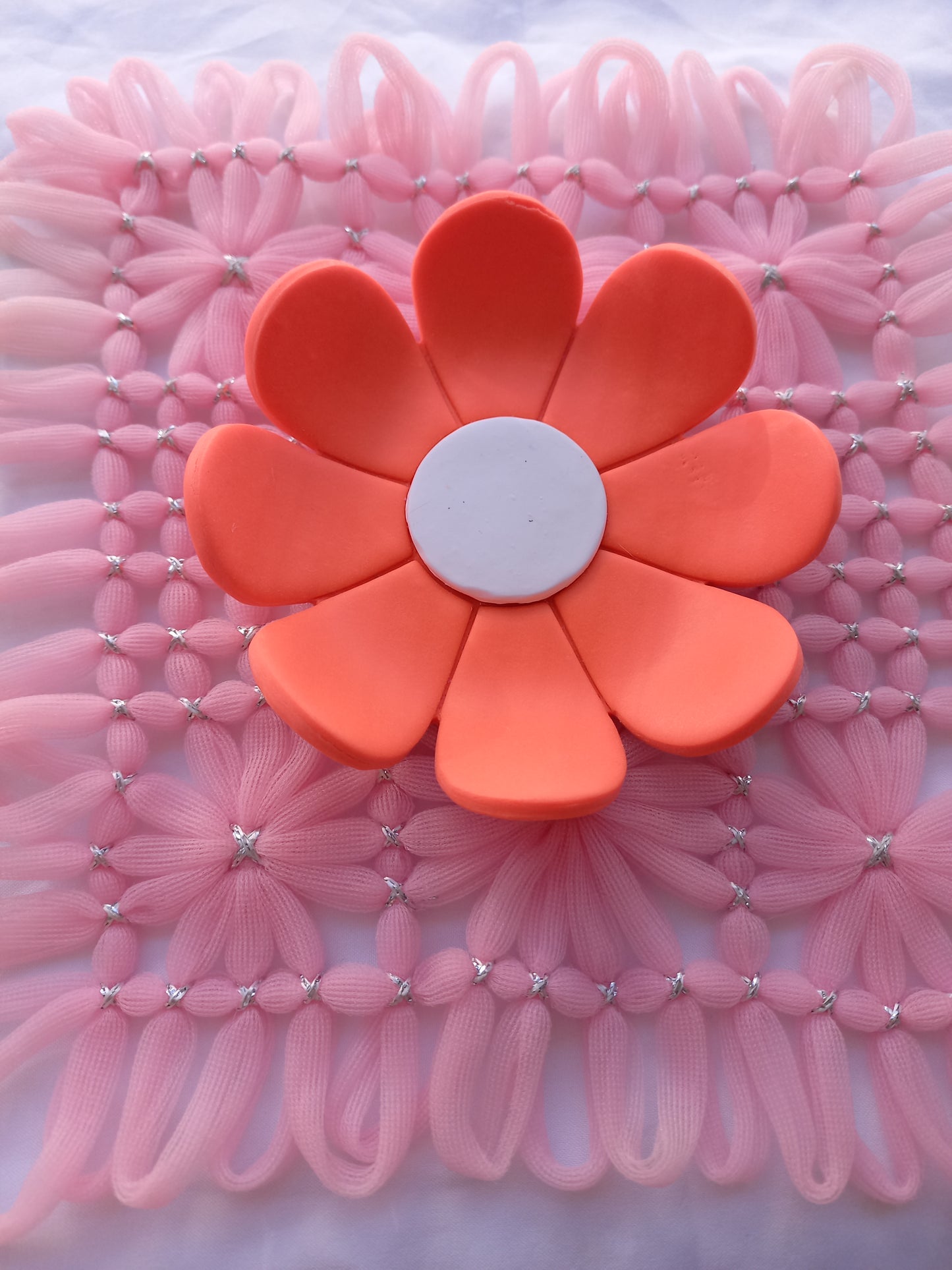 Orange Daisy Trinket Dish