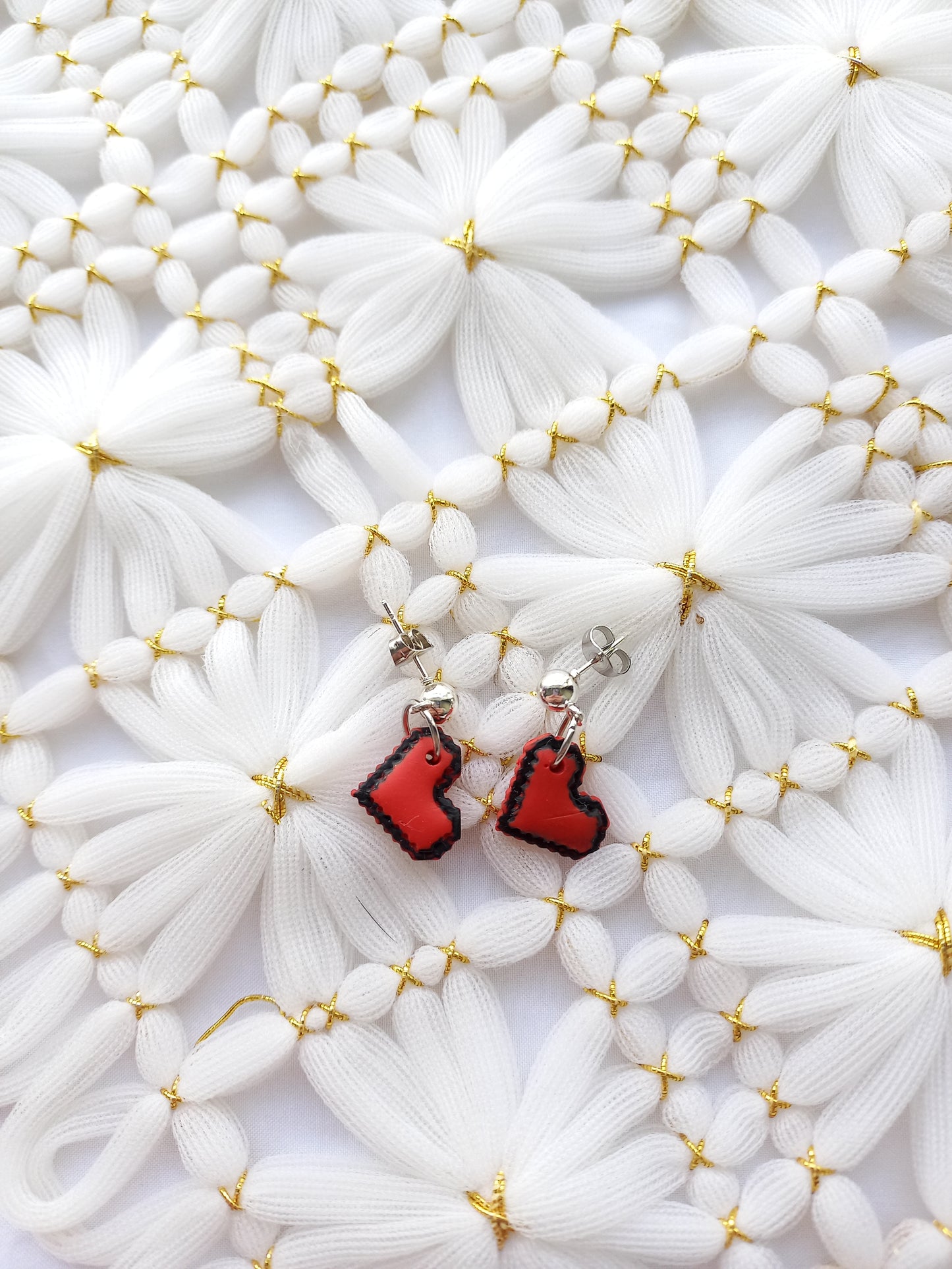 Pixel Heart Earrings | Gamers Collection