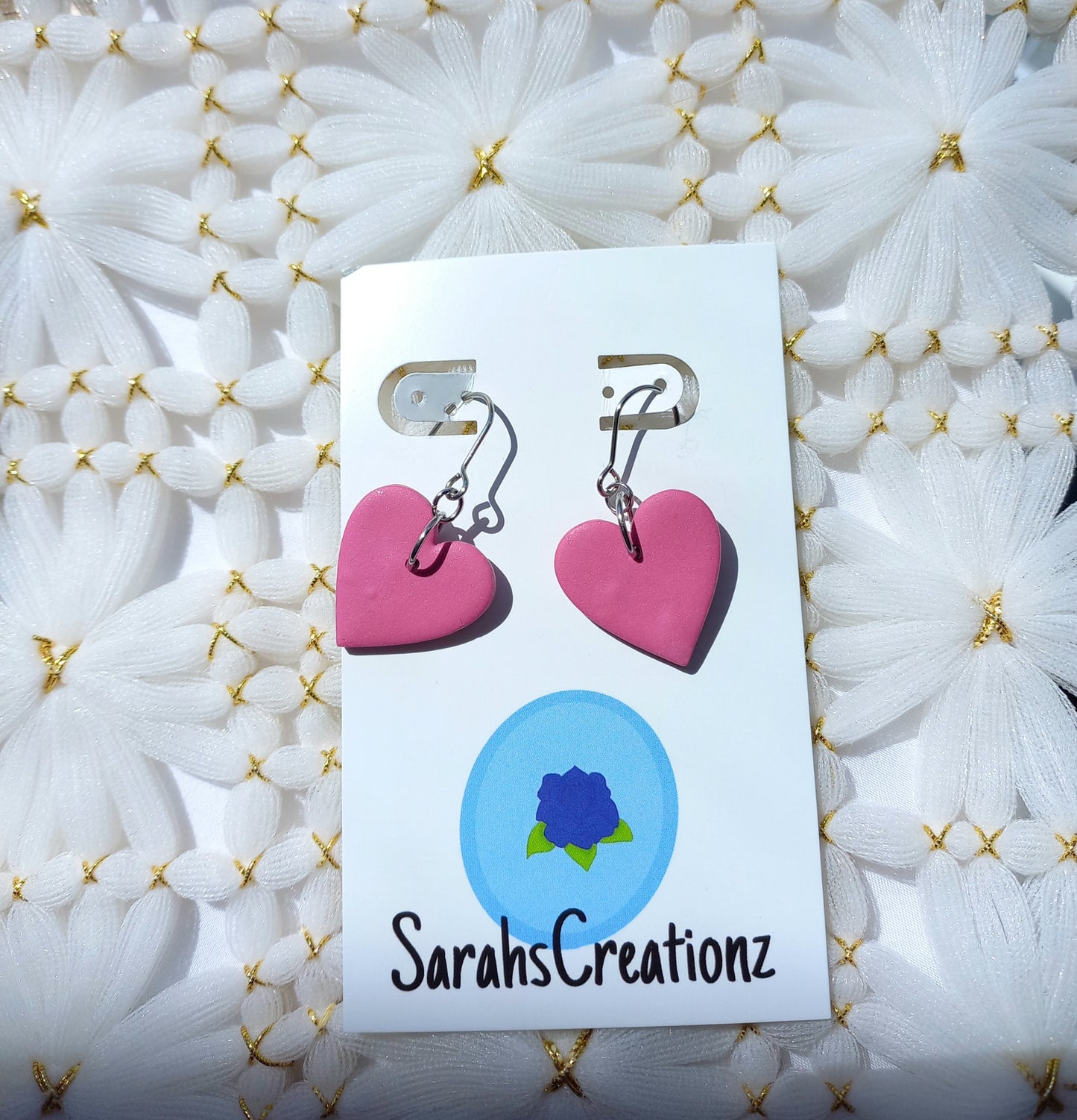Pink Heart Earrings | Love Collection
