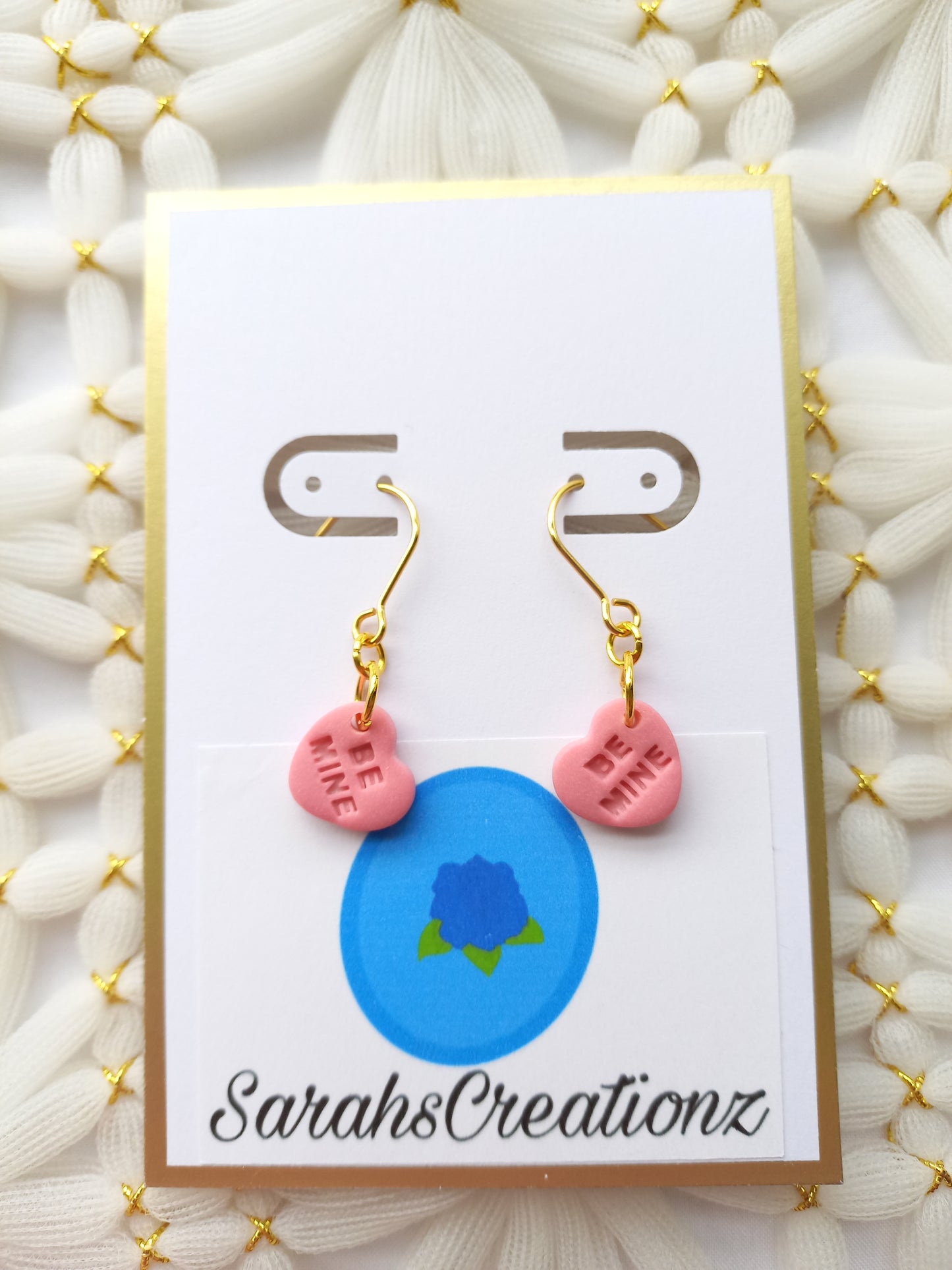 Pink Mini Candy Heart Earrings | Love Collection