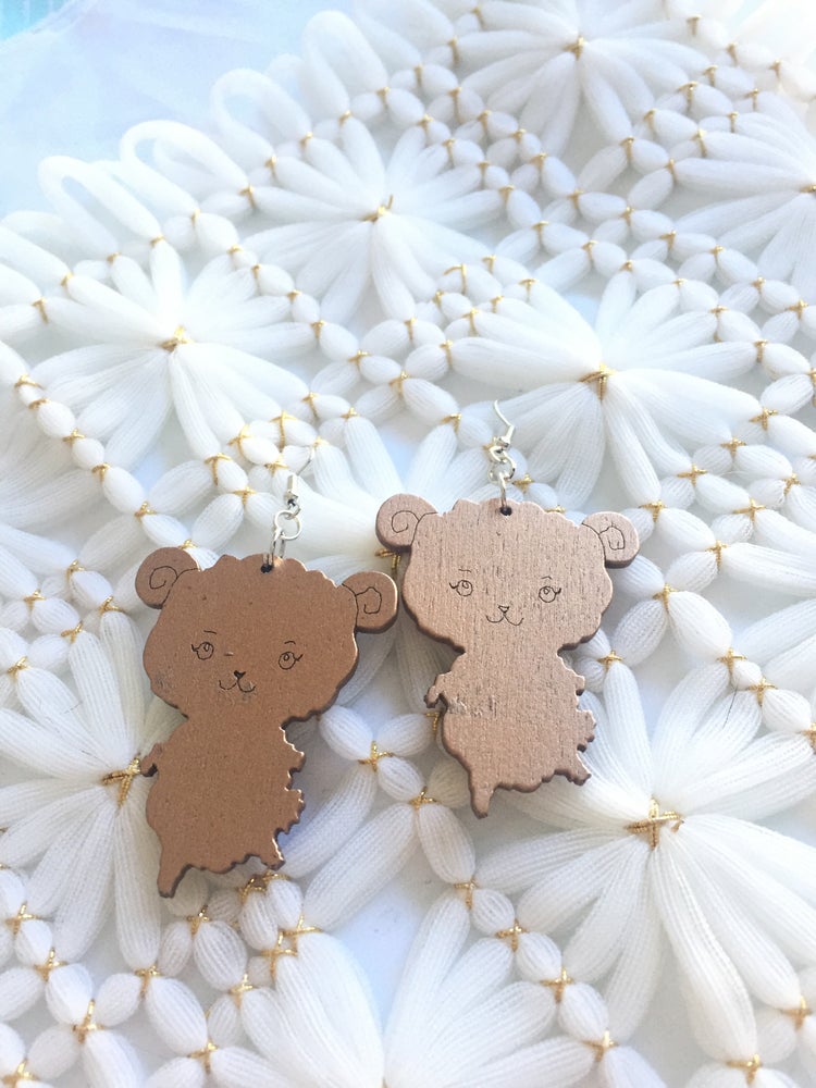 Teddy Bear Earrings