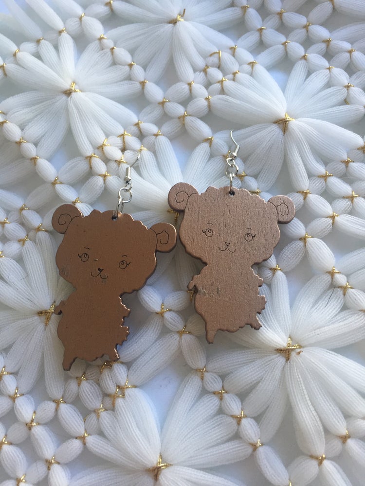 Teddy Bear Earrings