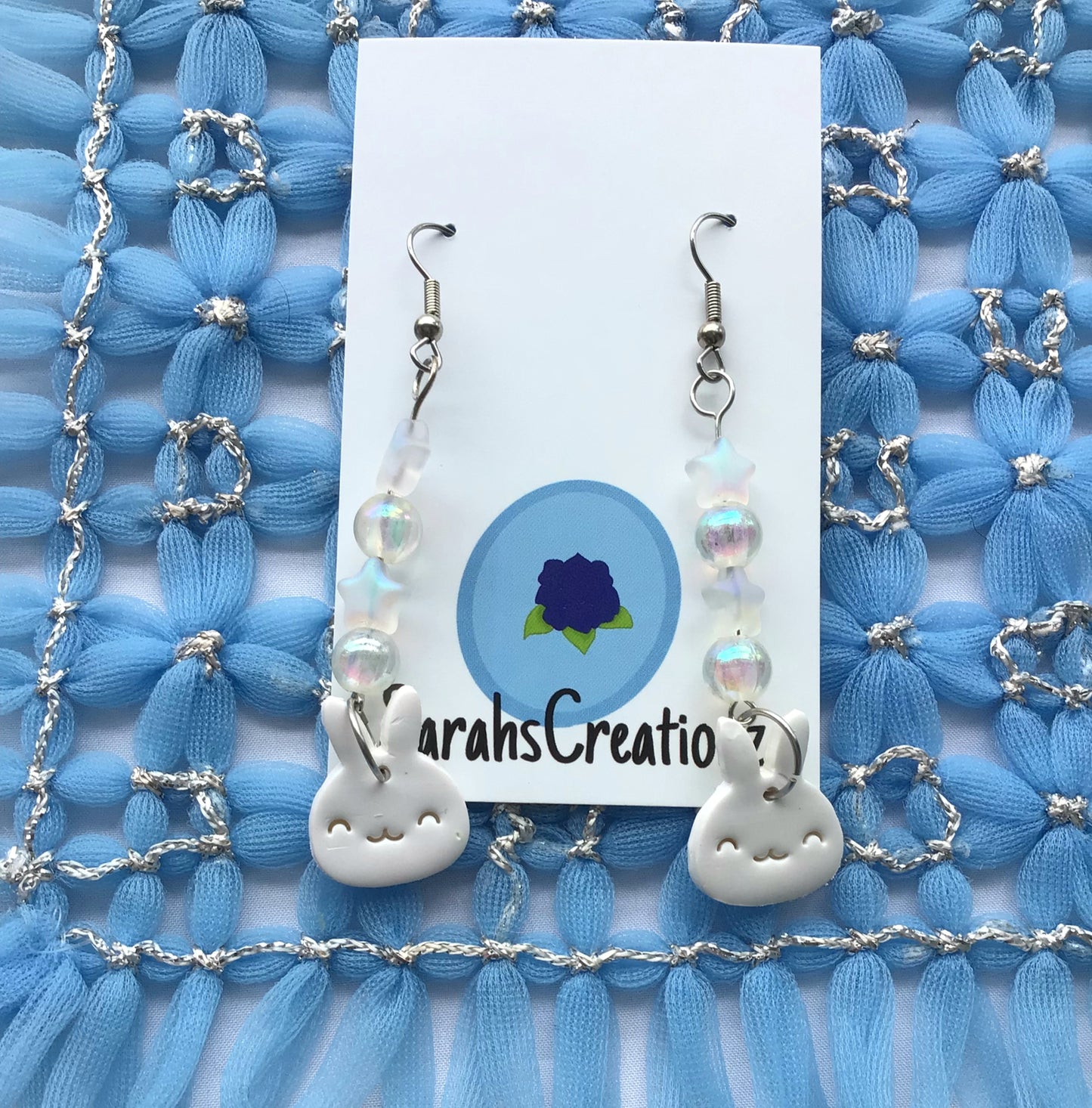 Happy Bunny Face earrings | Baylees Collection