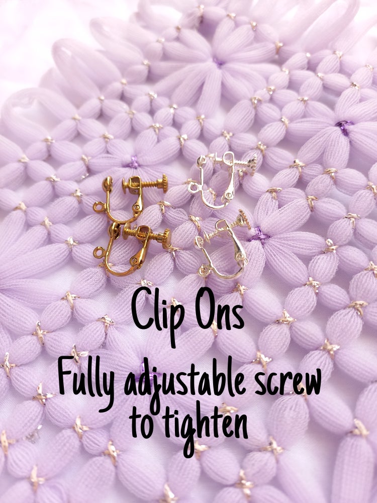 Blue & Purple Marbled Arch Earrings | Blue Marbled Collection