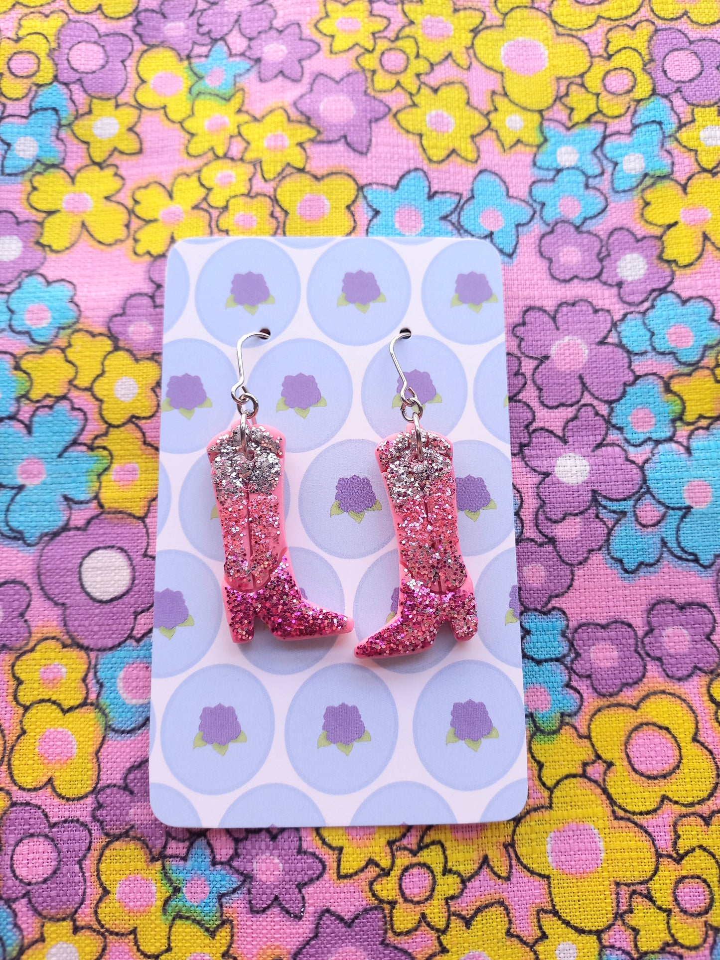 Glittery Boot Earrings | Taylor Inspired