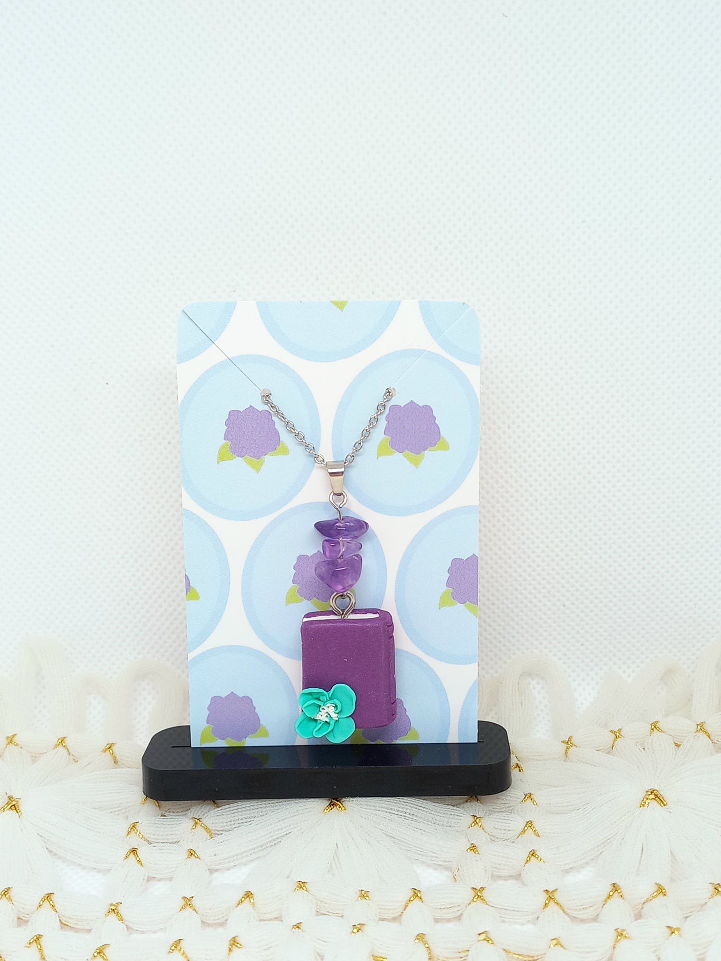 Floral Book Necklaces | Book Collection