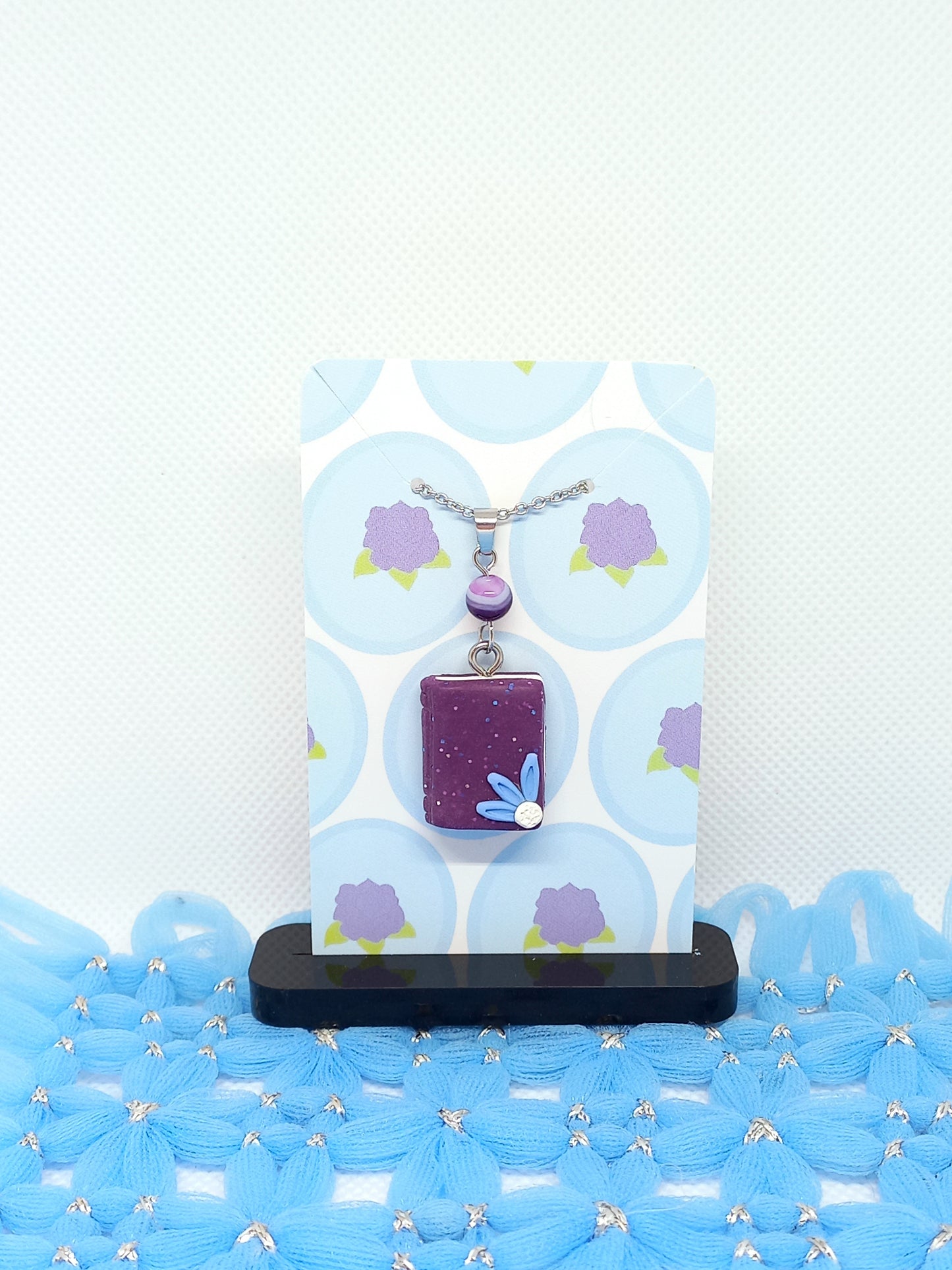 Floral Book Necklaces | Book Collection