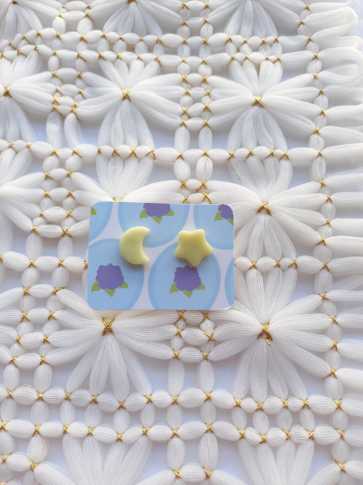 Star & Crescent Moon Mis-matched Studs