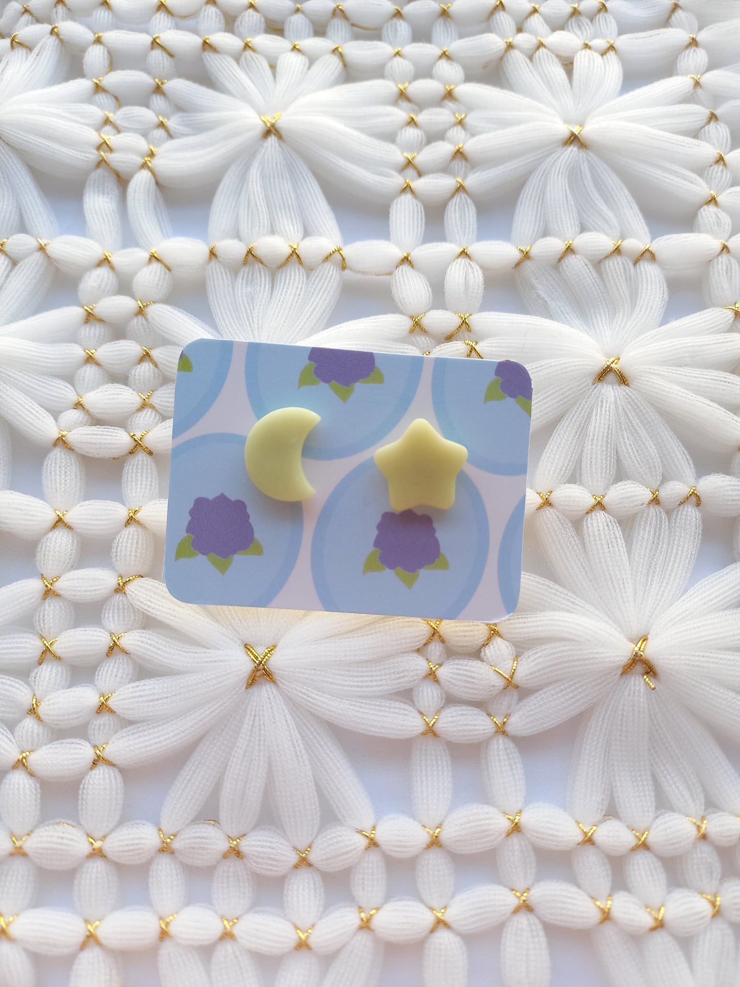 Star & Crescent Moon Mis-matched Studs