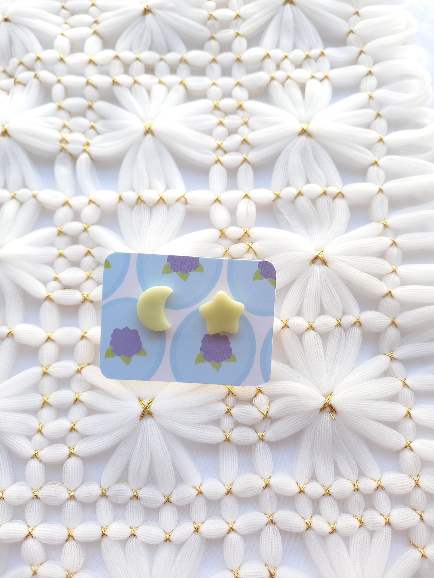 Star & Crescent Moon Mis-matched Studs
