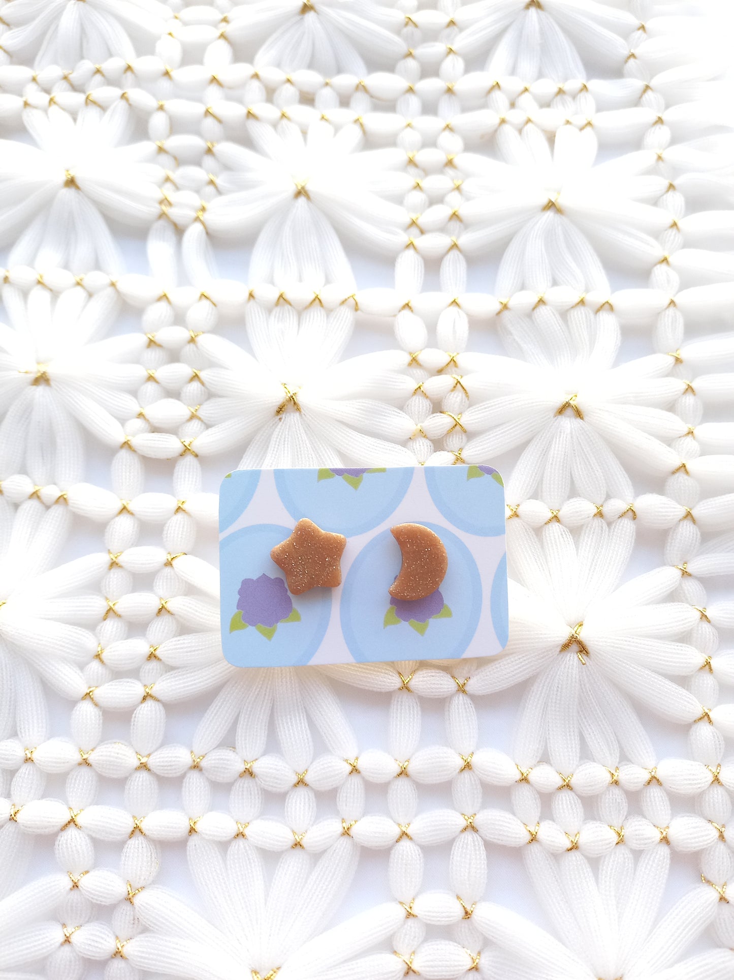 Star & Crescent Moon Mis-matched Studs