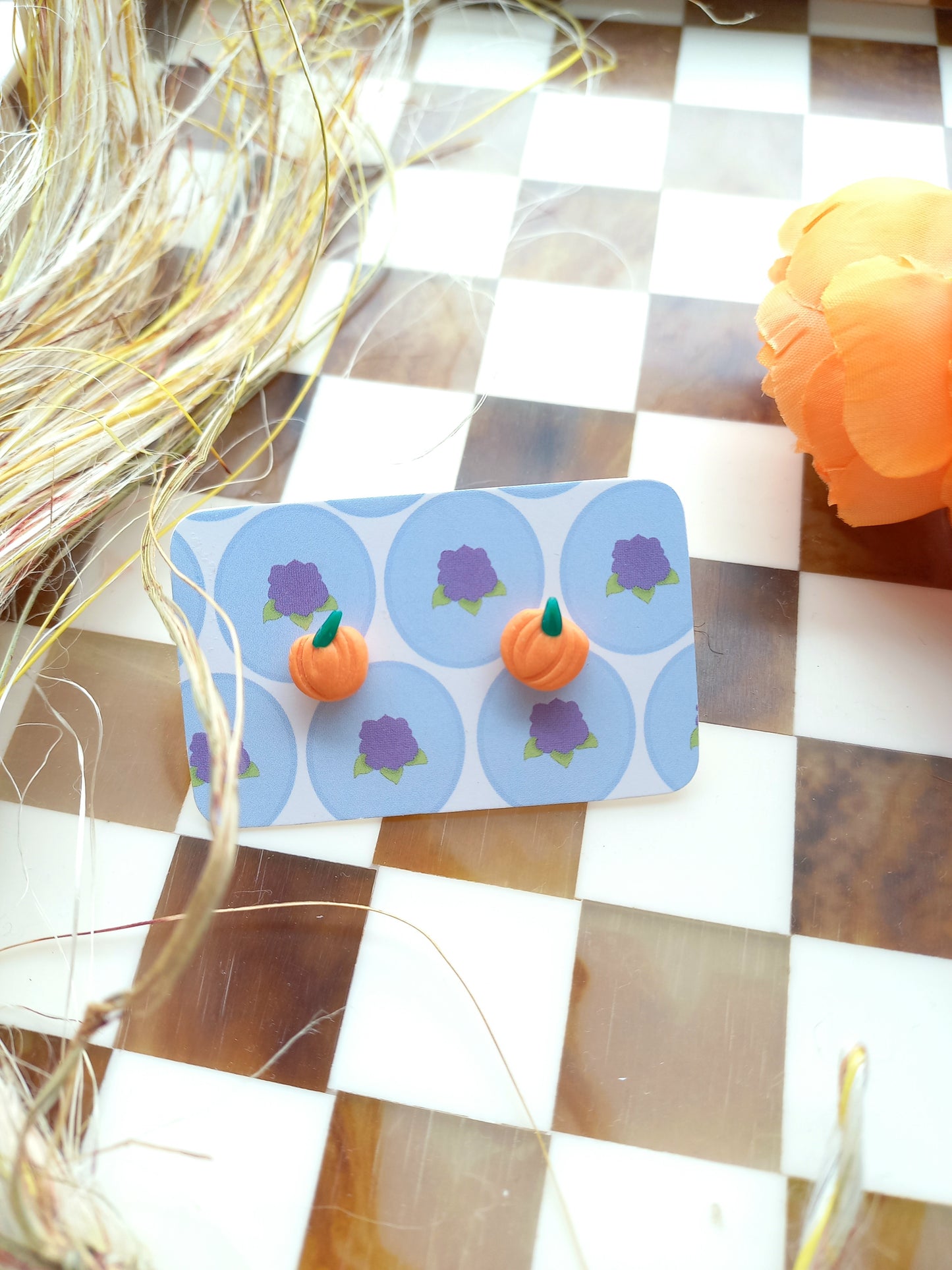 Mini Pumpkin Studs