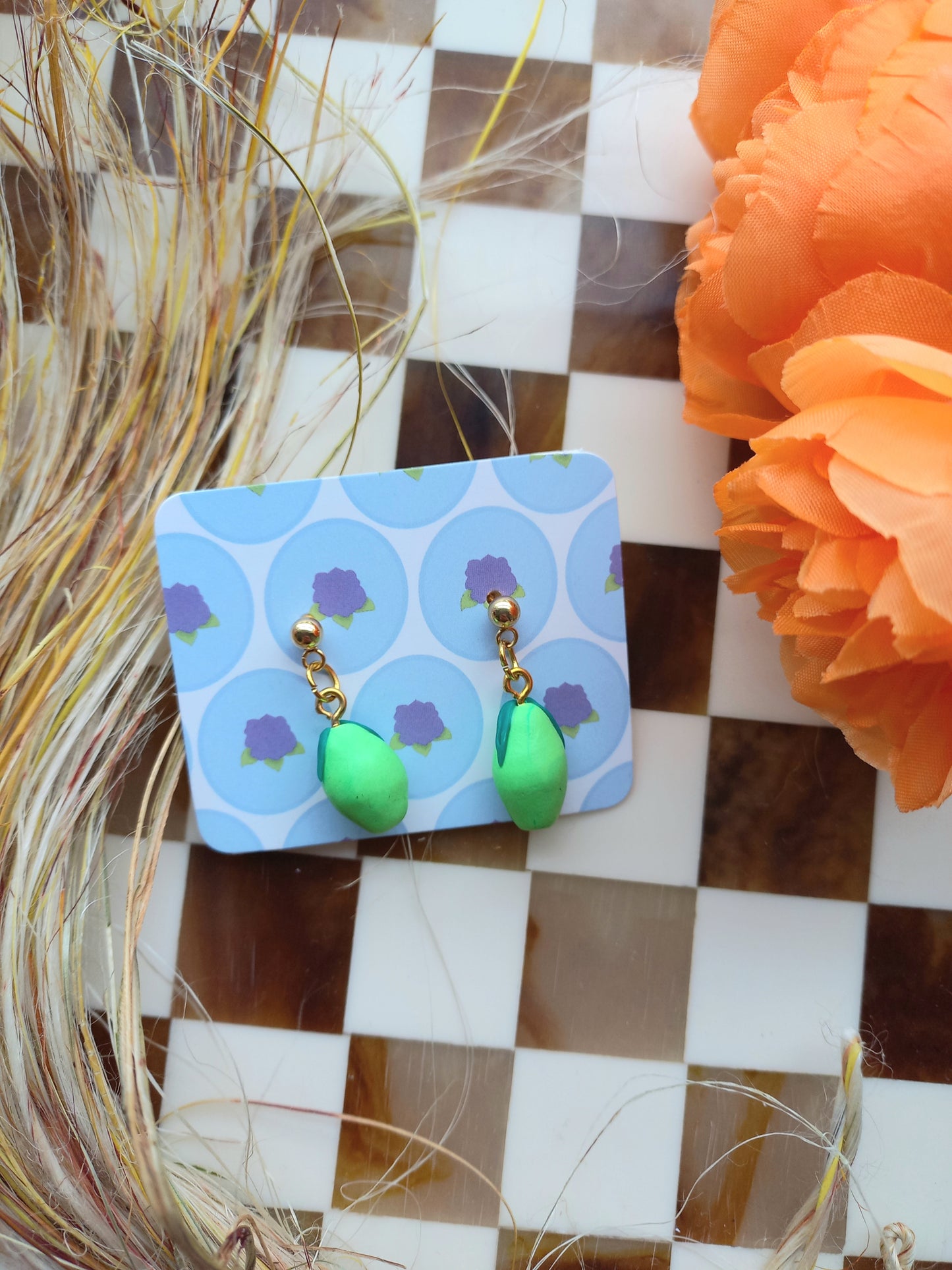 Lime Earrings