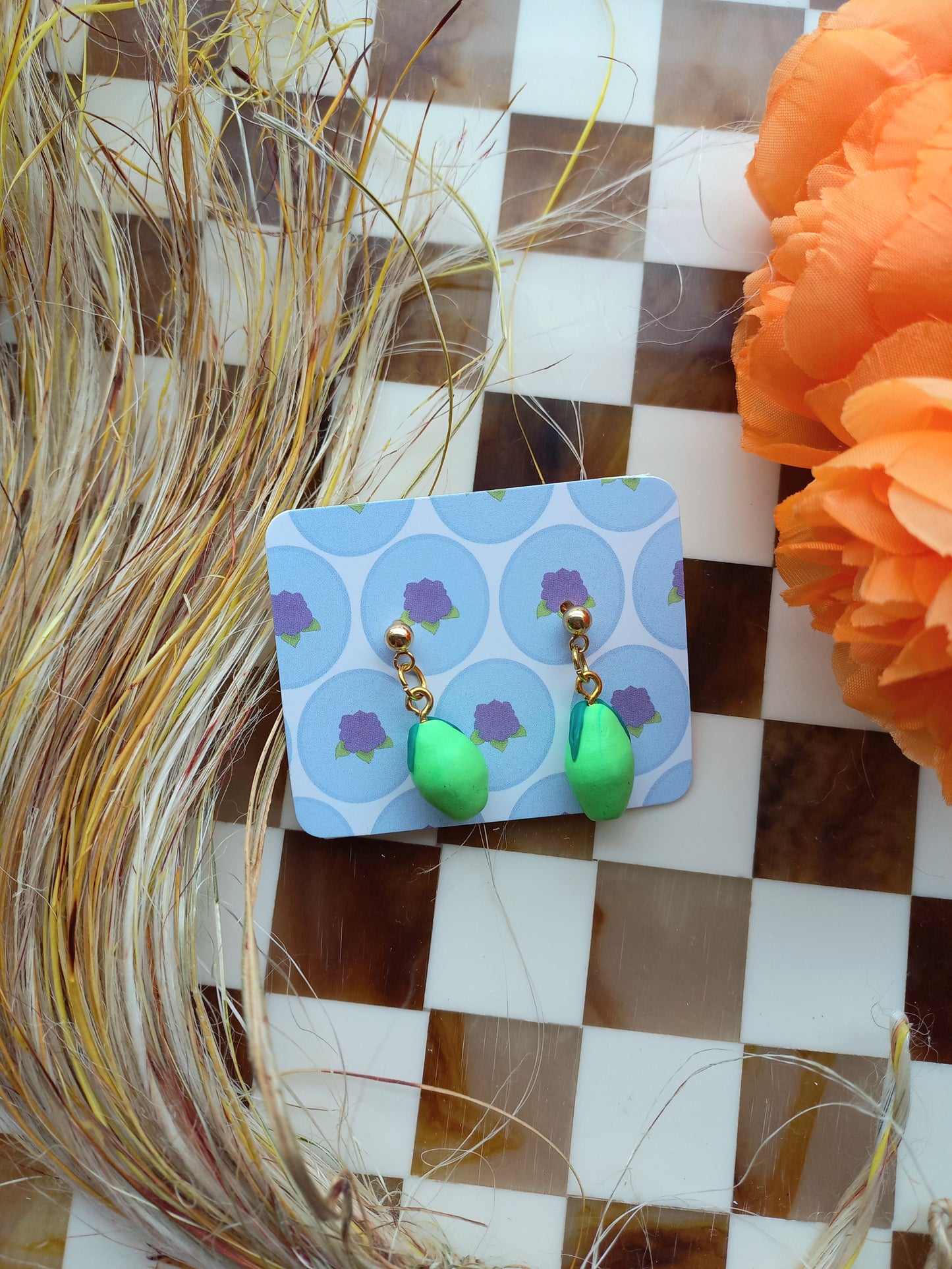 Lime Earrings