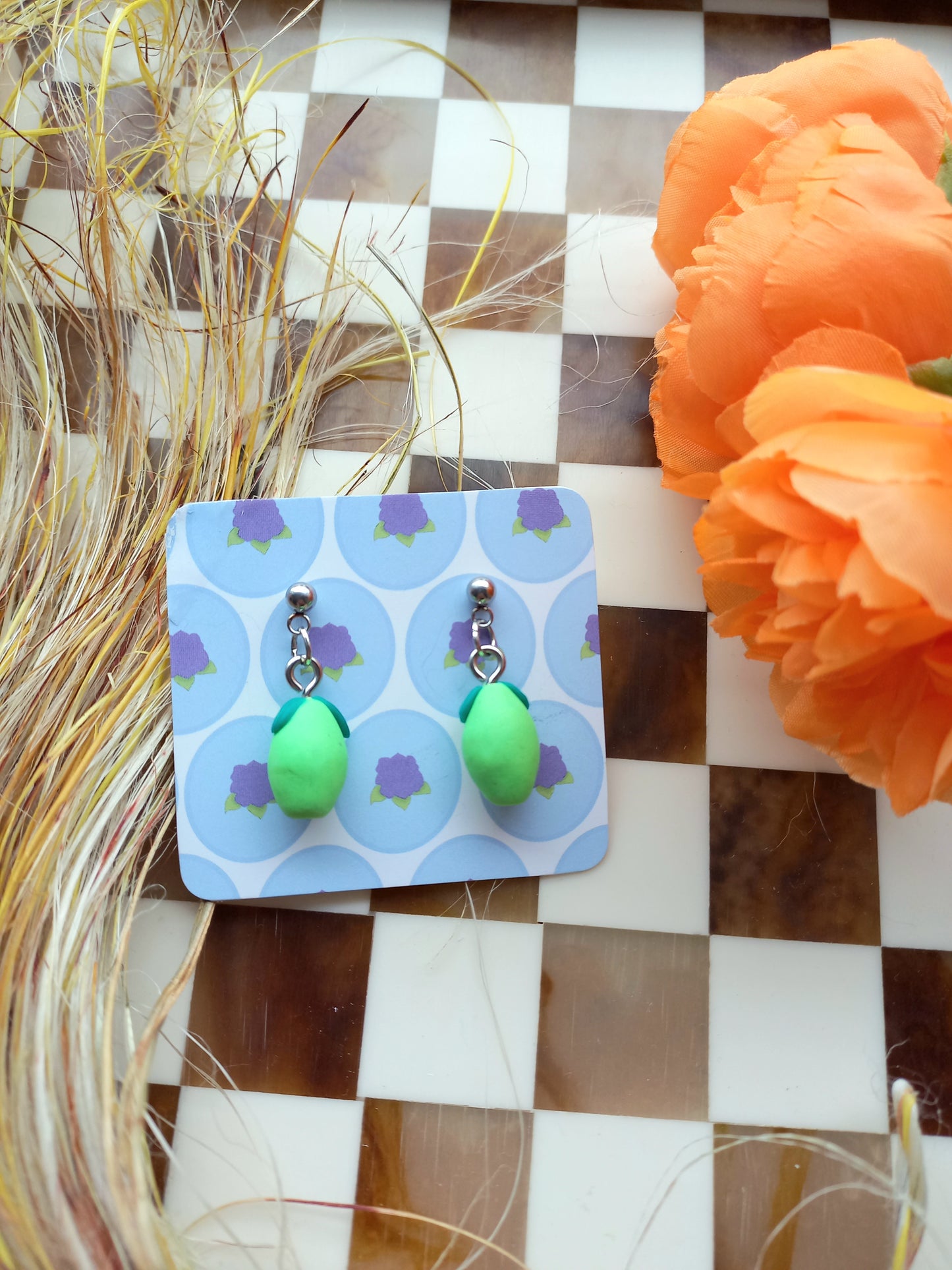 Lime Earrings