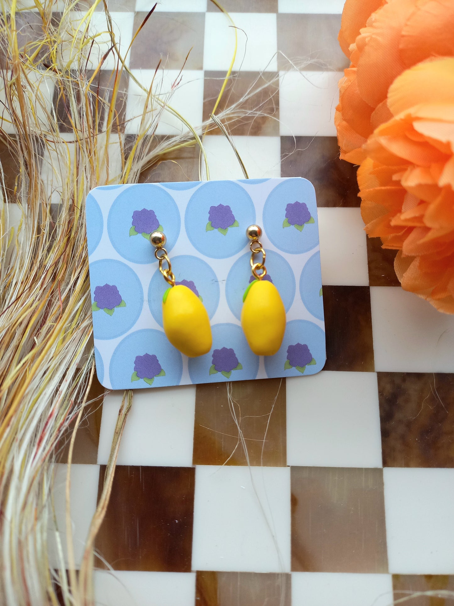 Lemon Earrings