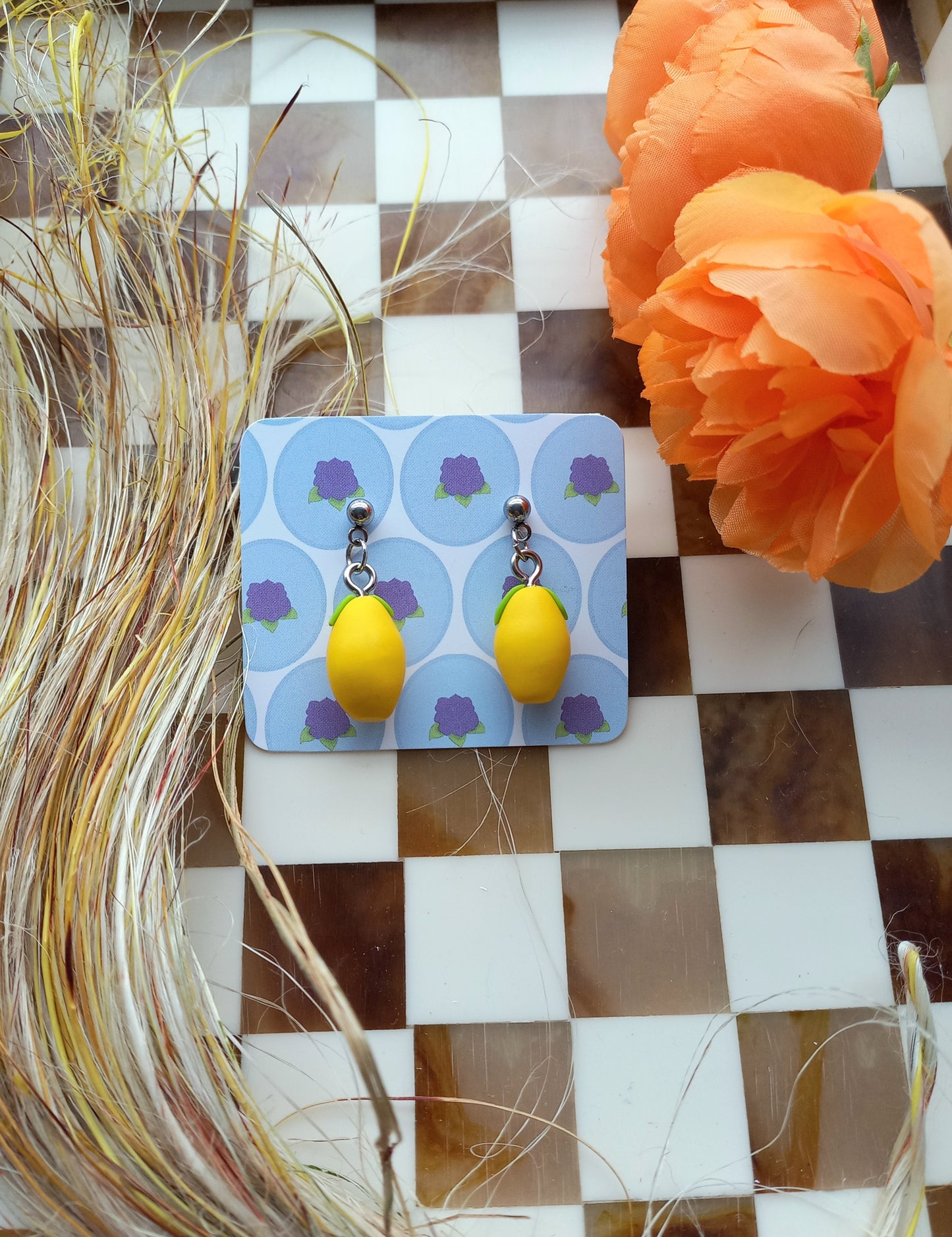 Lemon Earrings