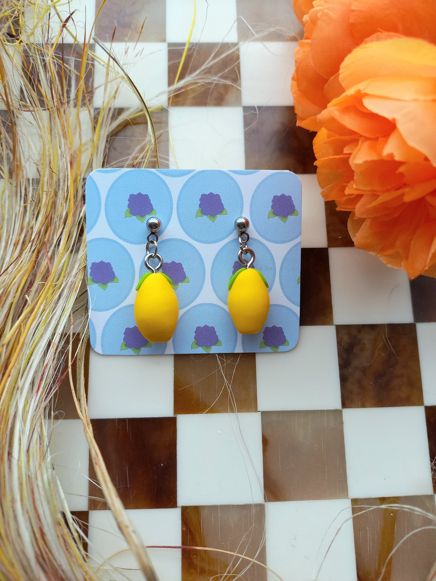 Lemon Earrings