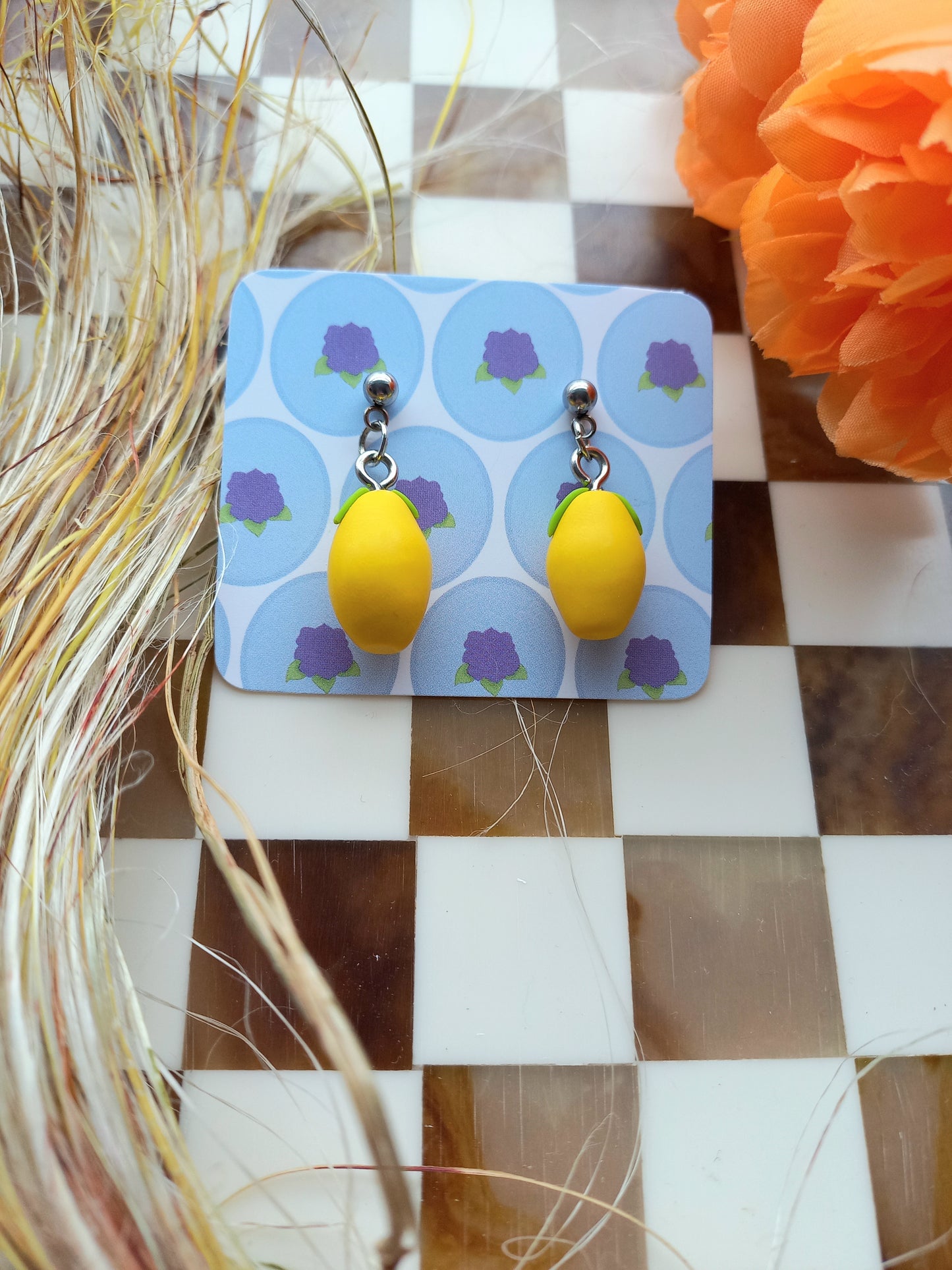 Lemon Earrings