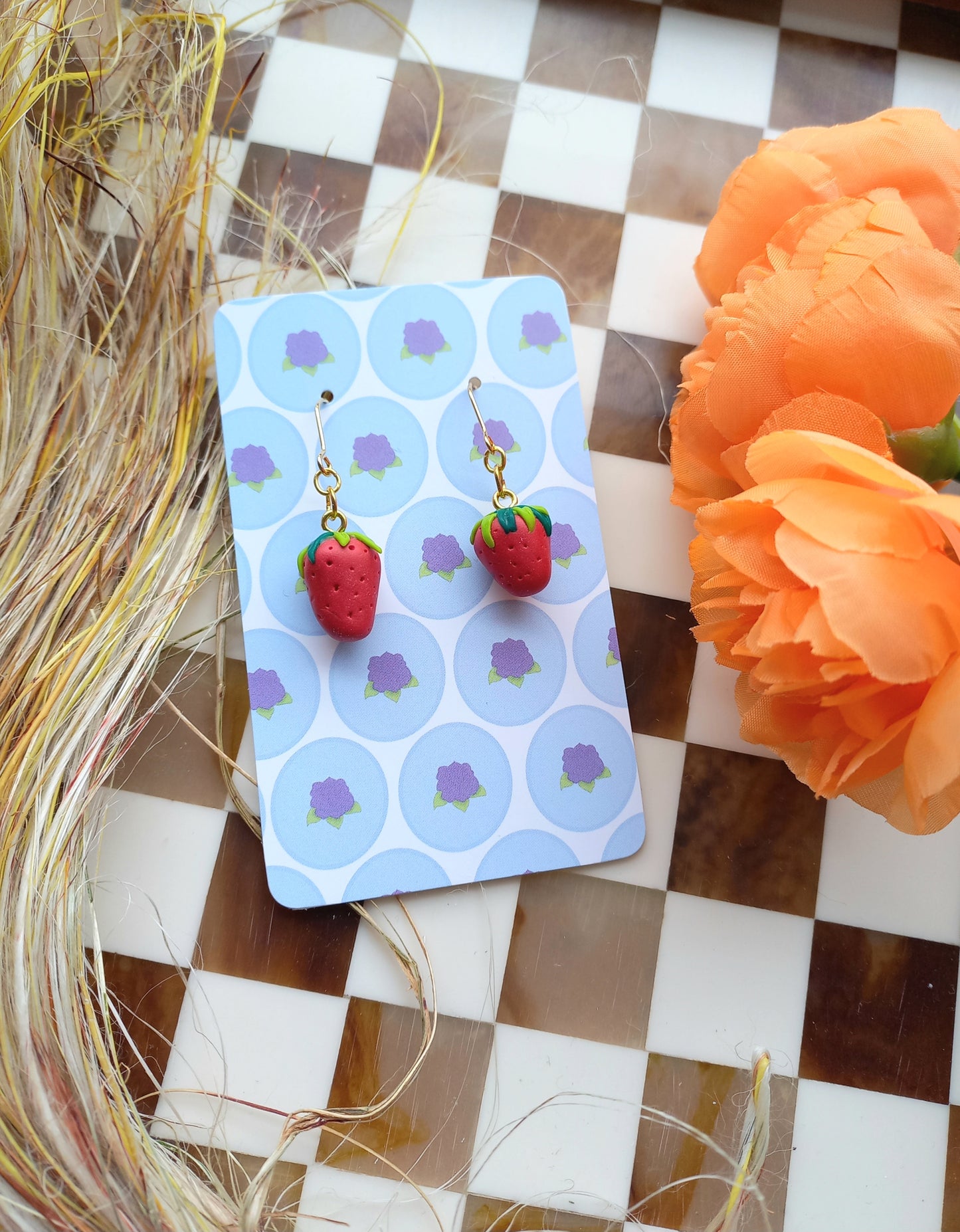 Strawberry Earrings