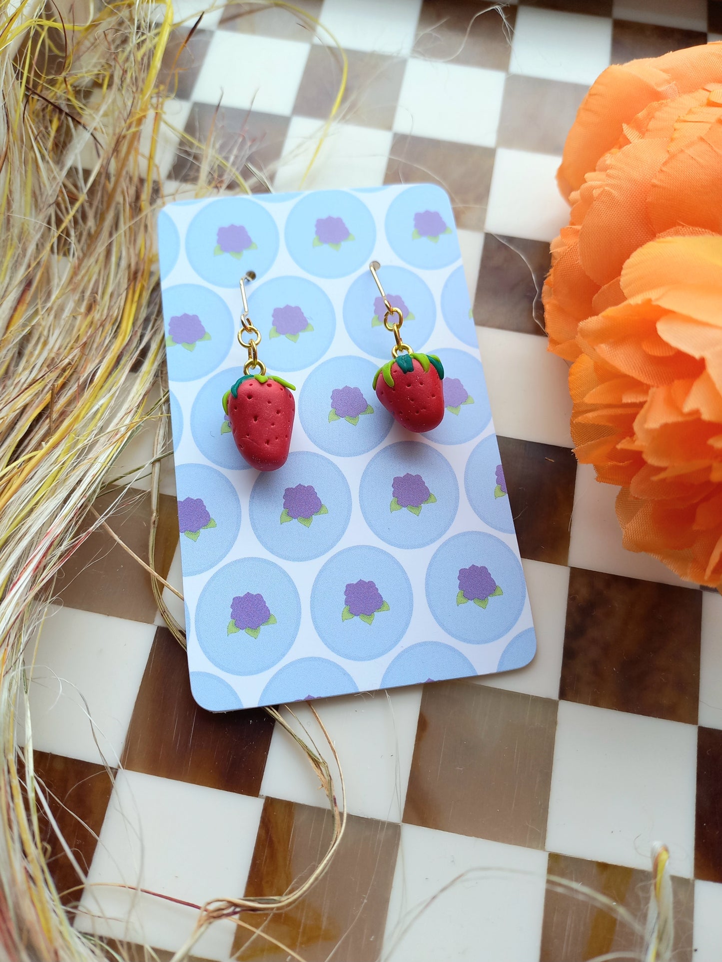 Strawberry Earrings