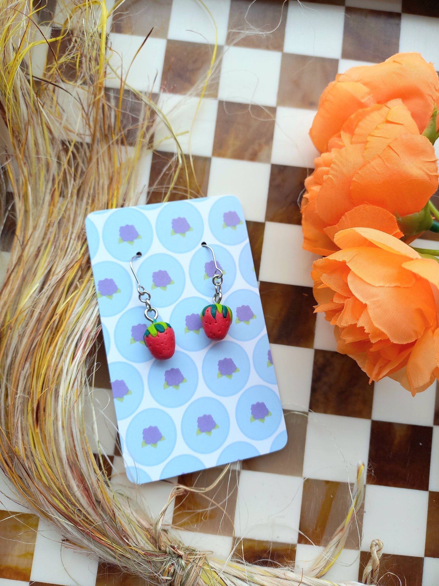 Strawberry Earrings