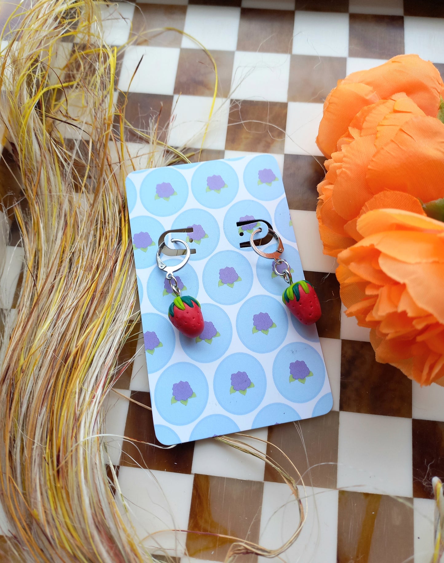 Strawberry Earrings