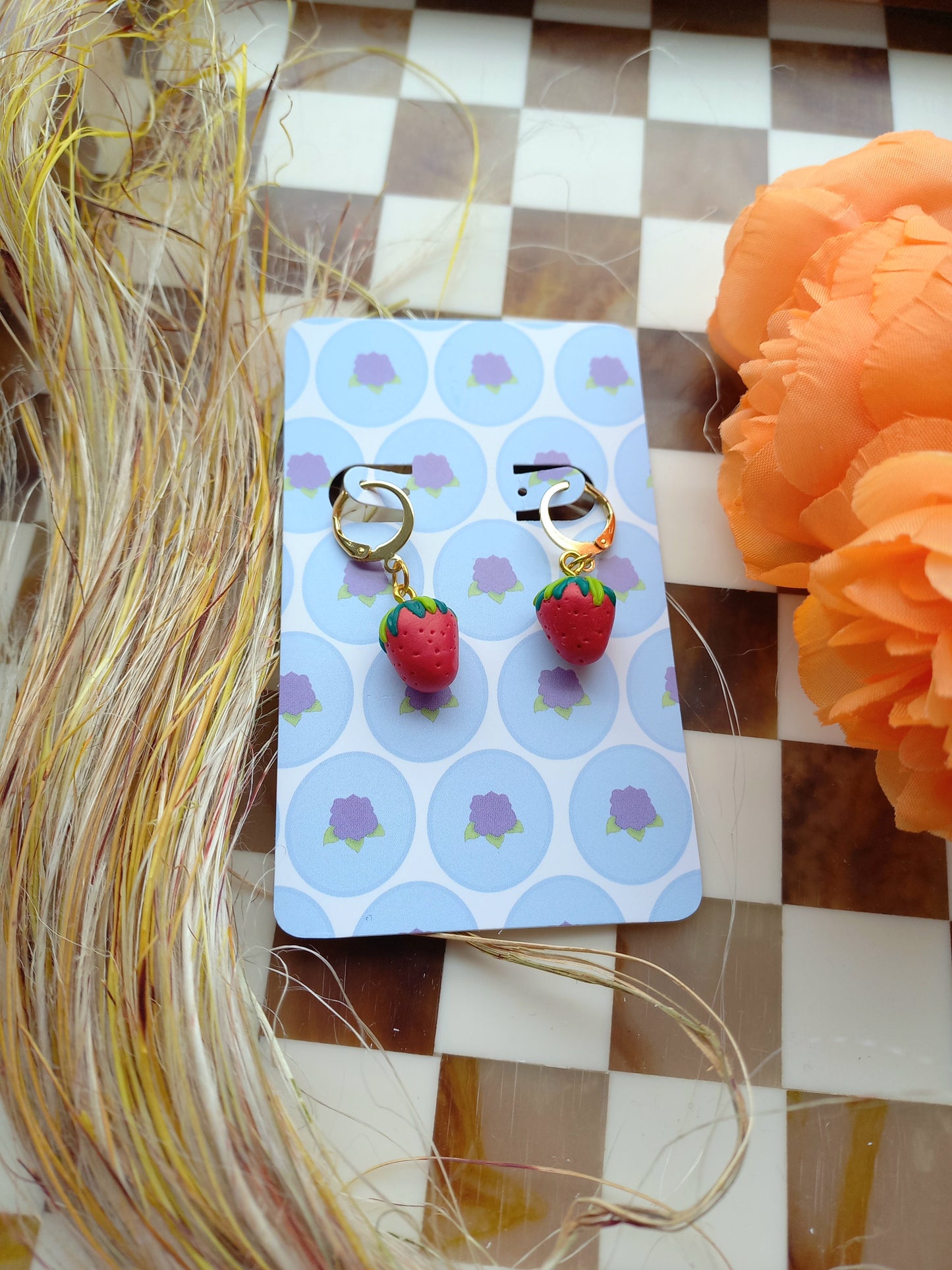 Strawberry Earrings