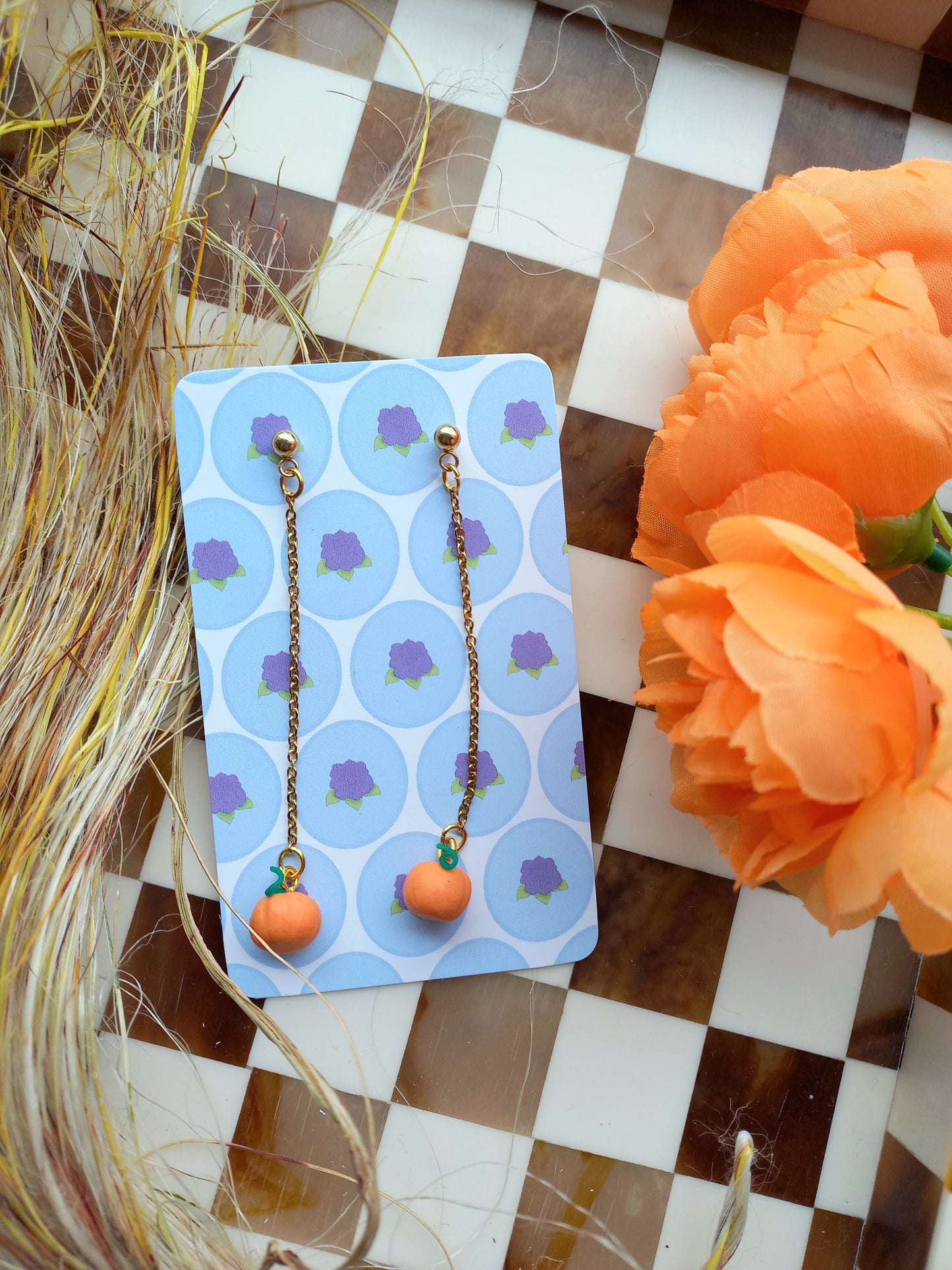 Pumpkin Earrings