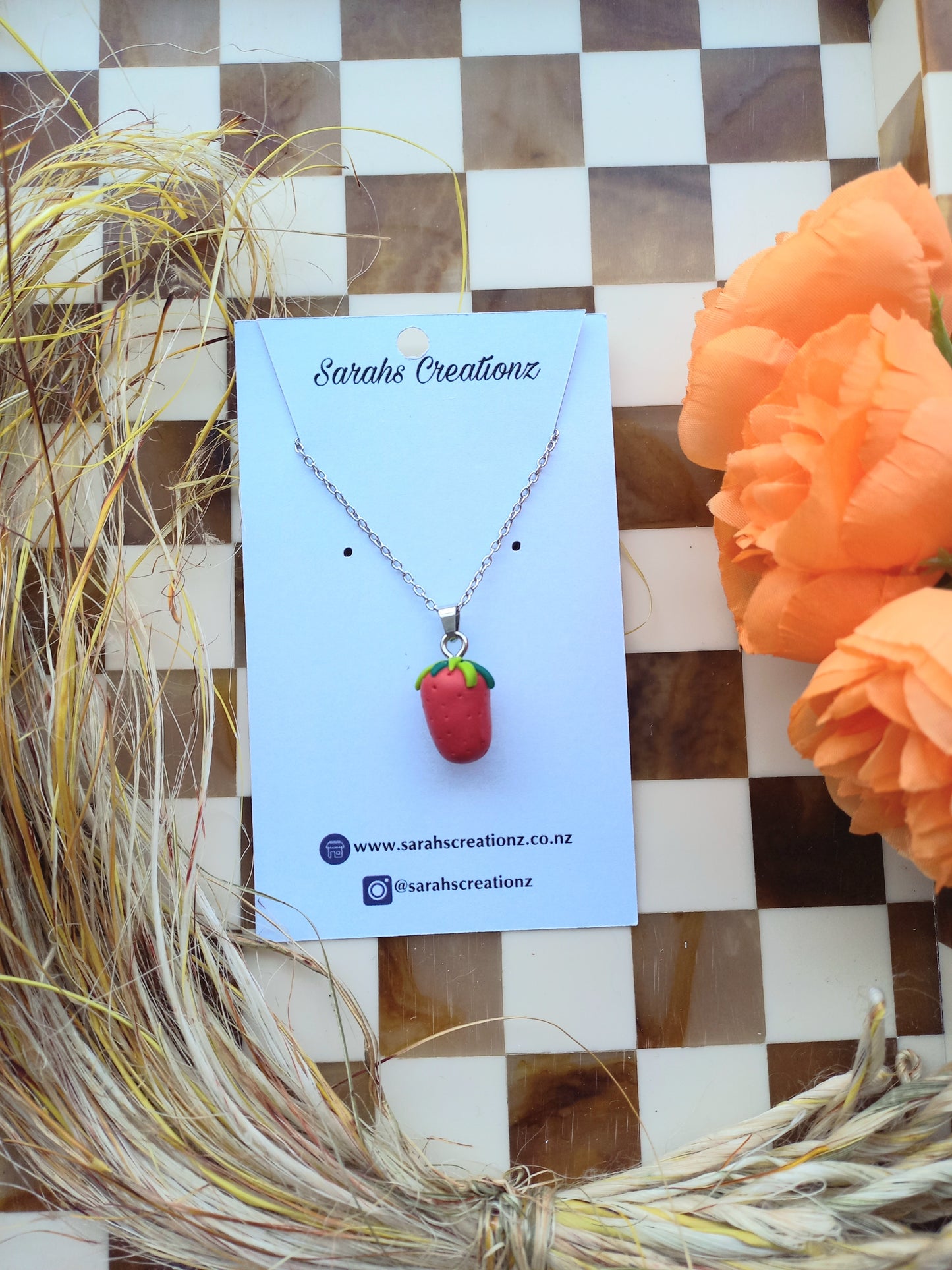 Strawberry Necklace