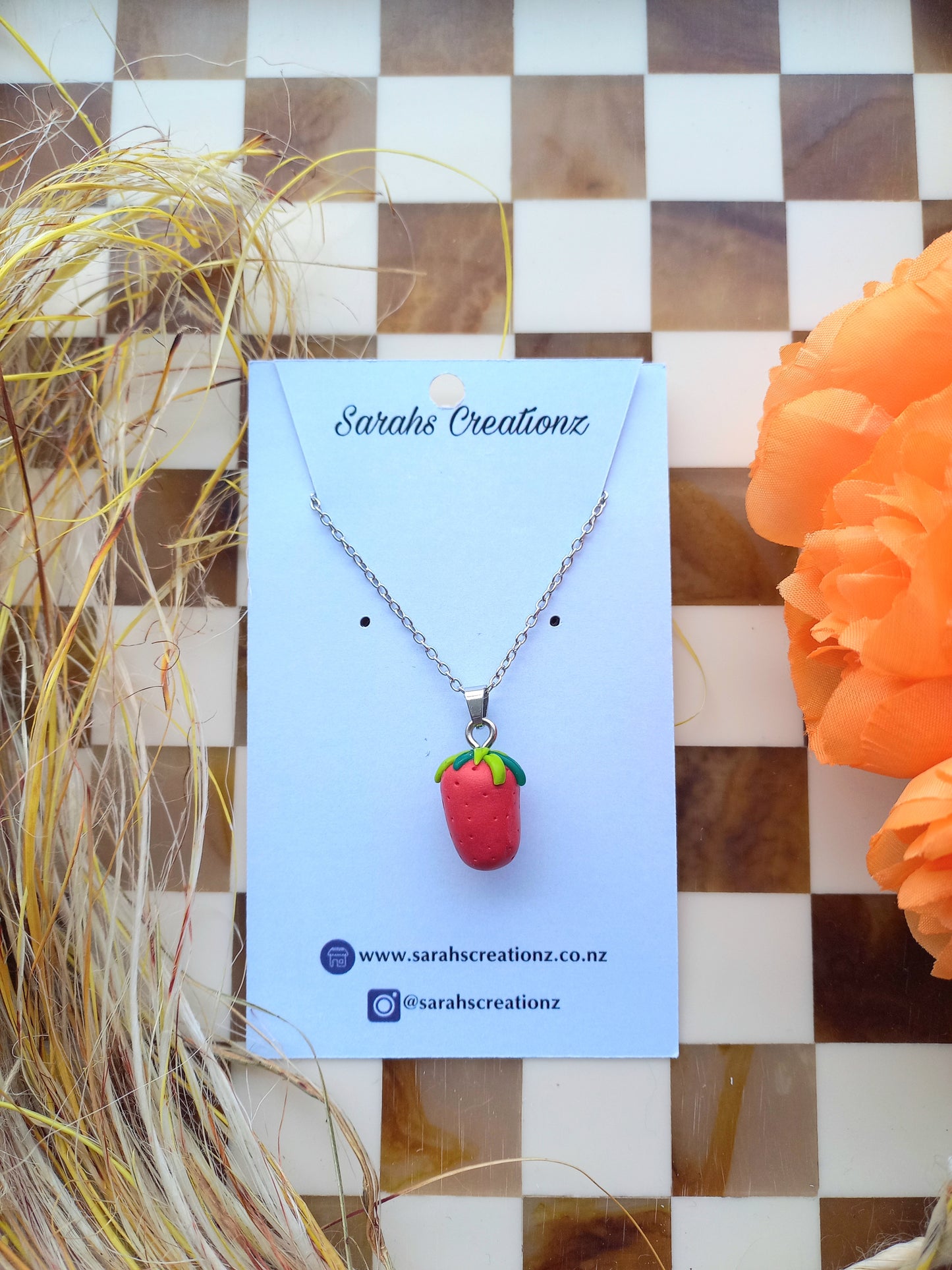 Strawberry Necklace