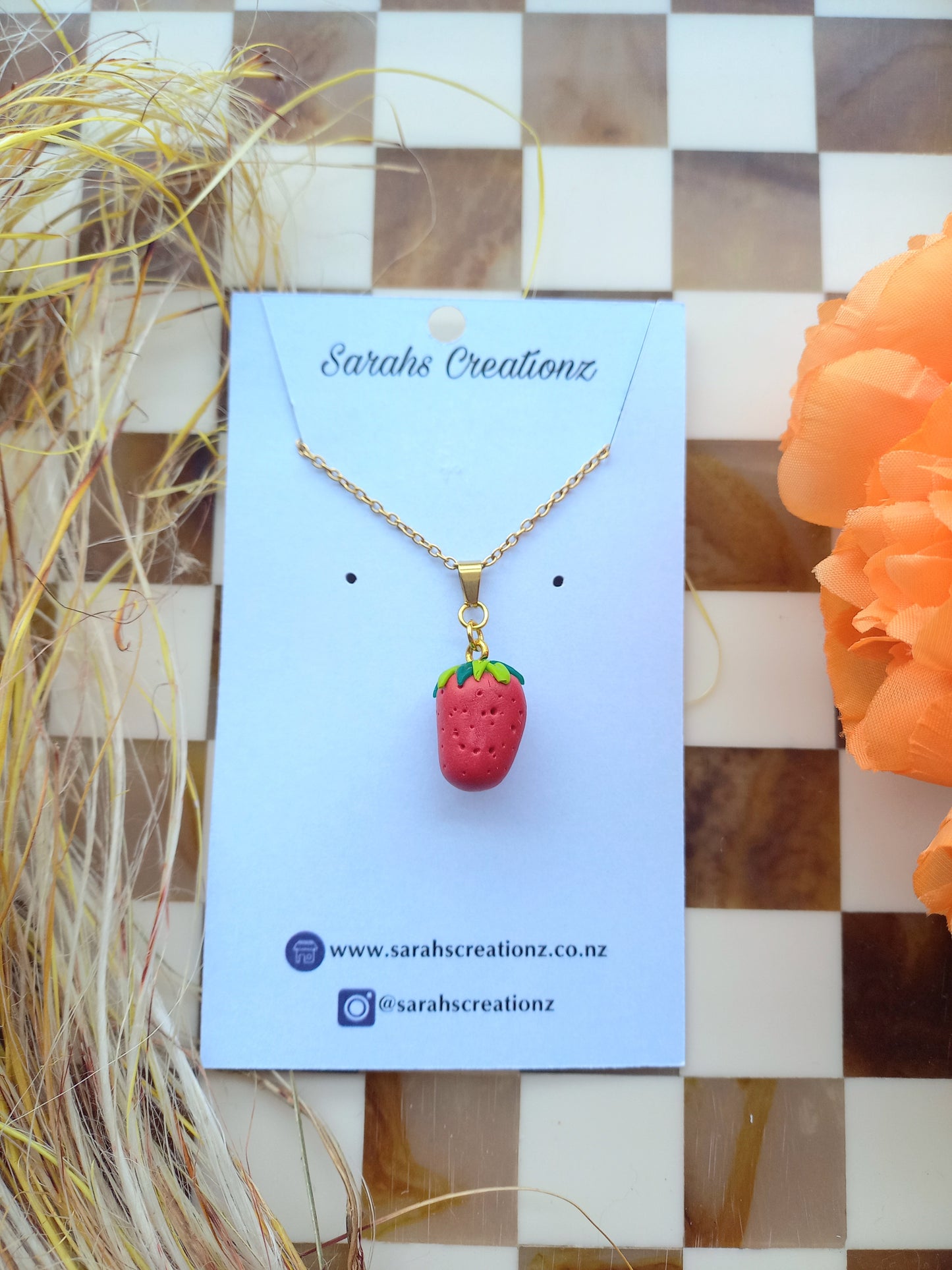 Strawberry Necklace