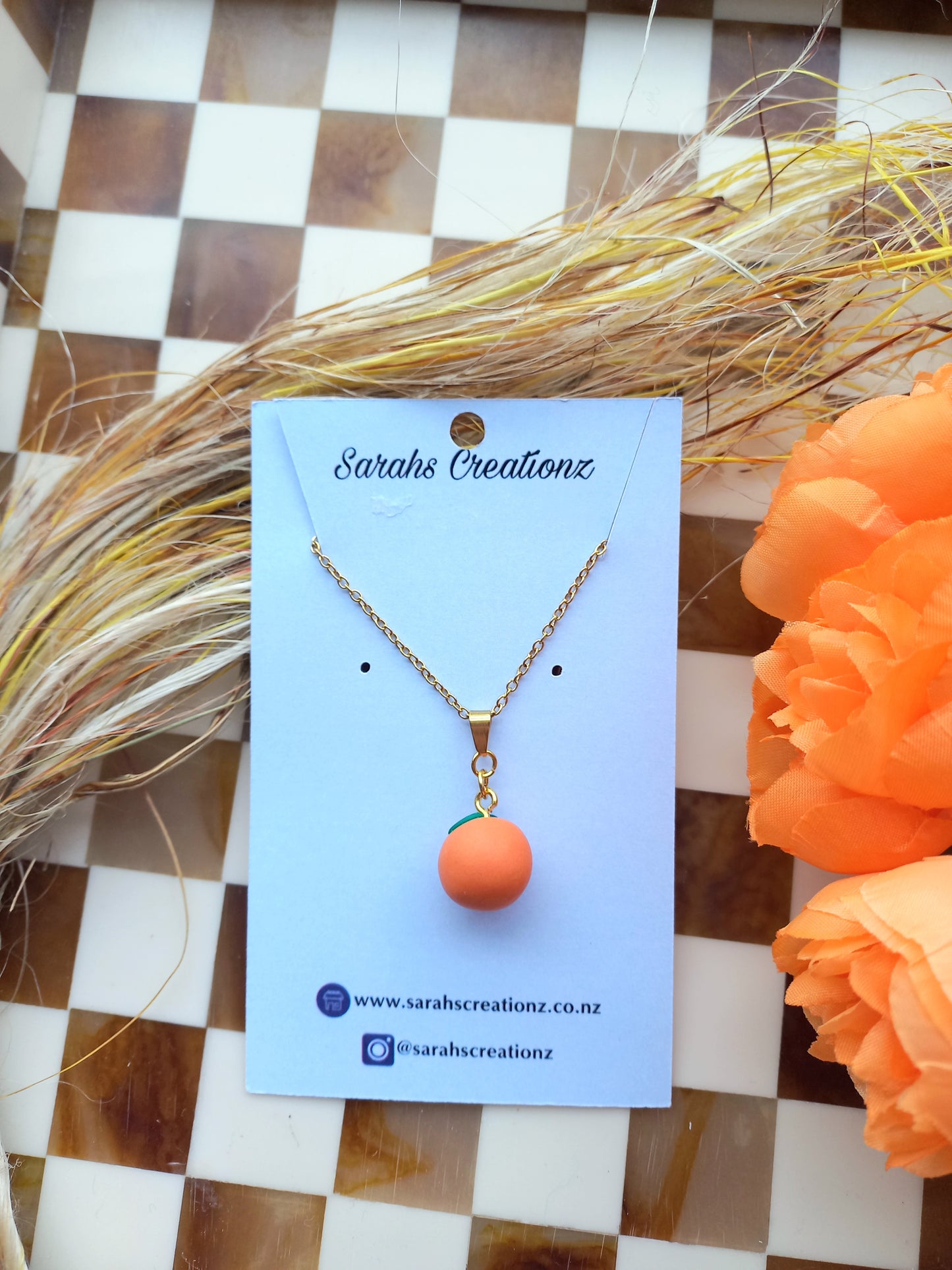 Orange Necklace