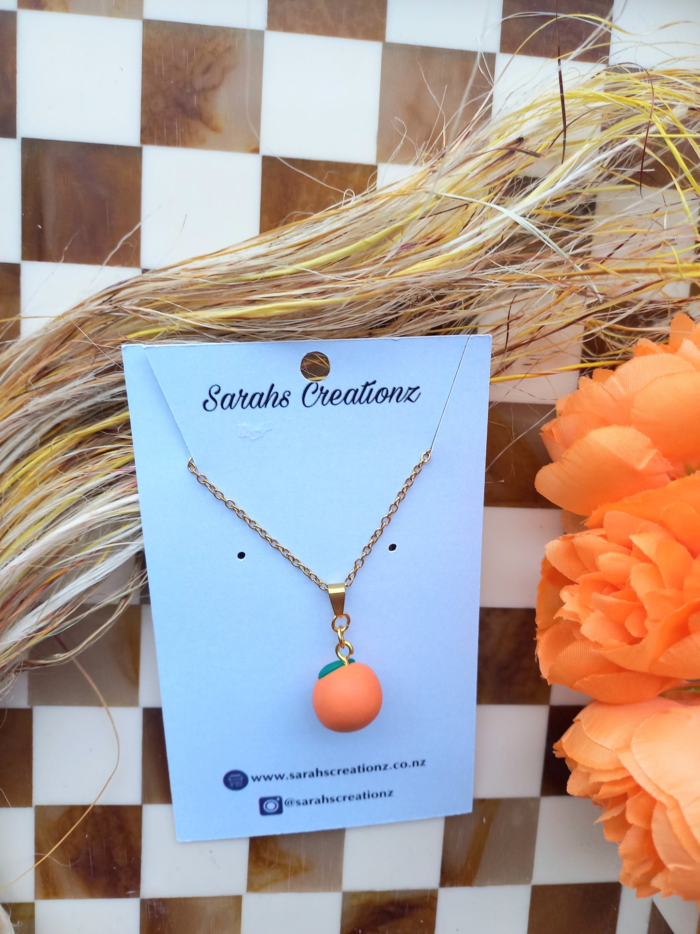 Orange Necklace